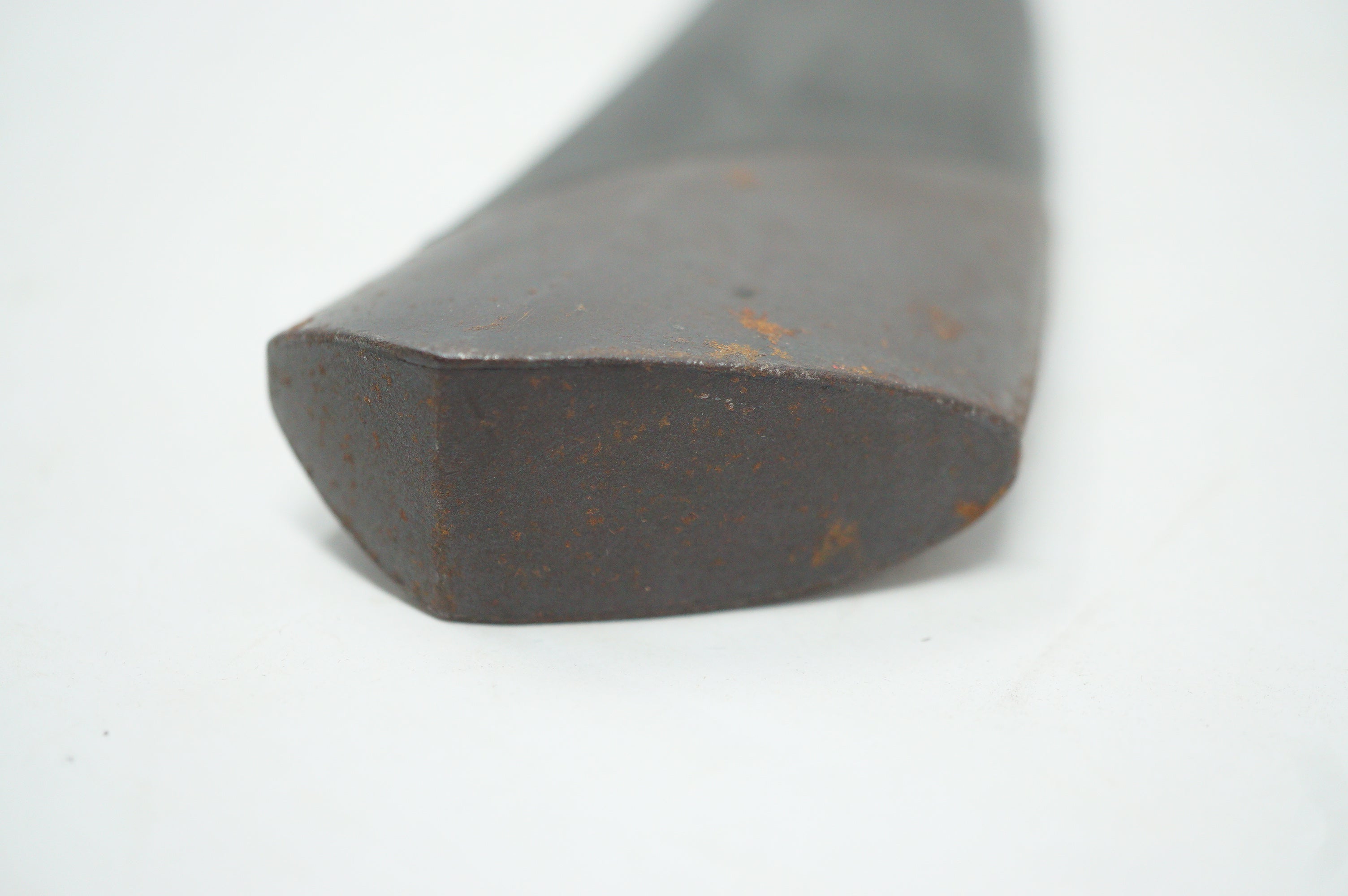Japanische Dolchscheide Saya Antik Original mit schwerer Eisenspitze aus Japan 0228F19
