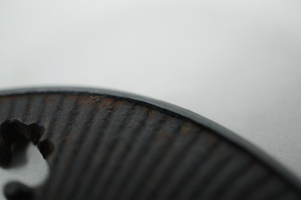 Japanese Iron Tsuba Guard for Katana or Wakizashi Sword from Japan 0228E19