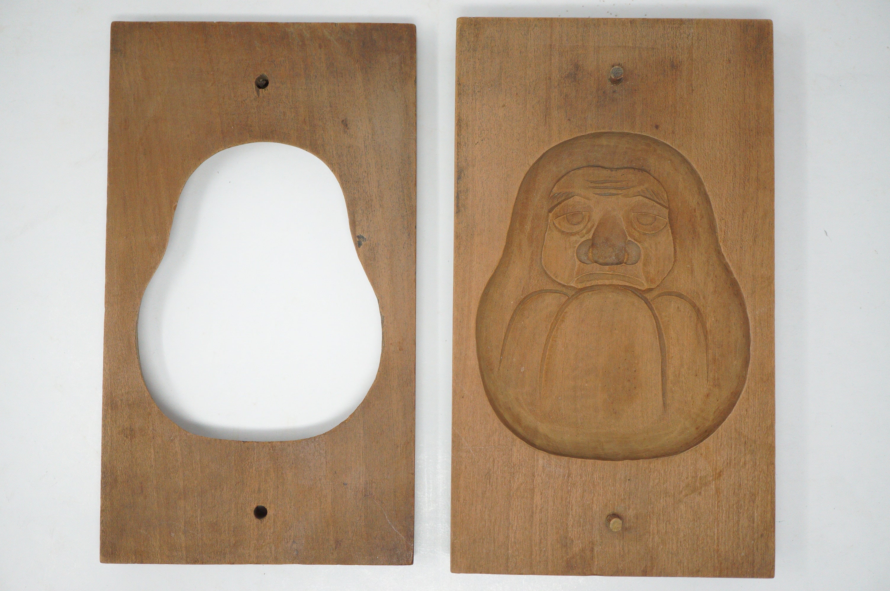 Vintage Kashigata Cake Mold - Daruma Doll Design 0612D19