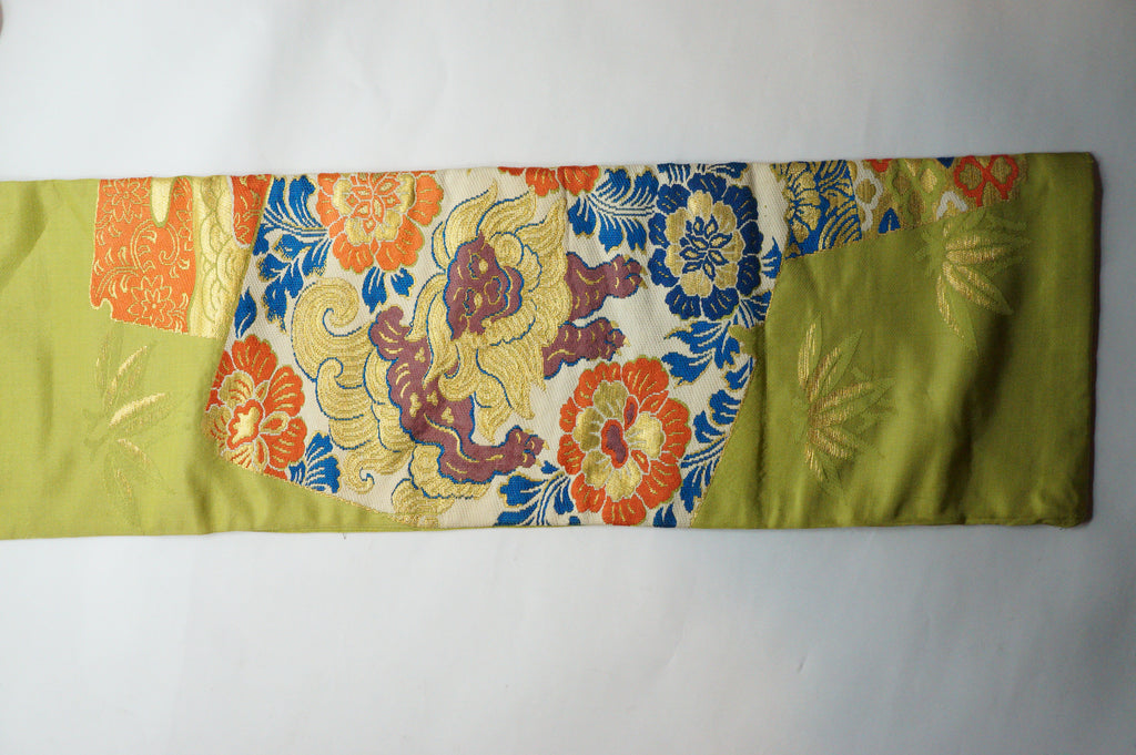 Japanese Vintage Weapon Bag made of Kimono Fabric from Japan 0110E1