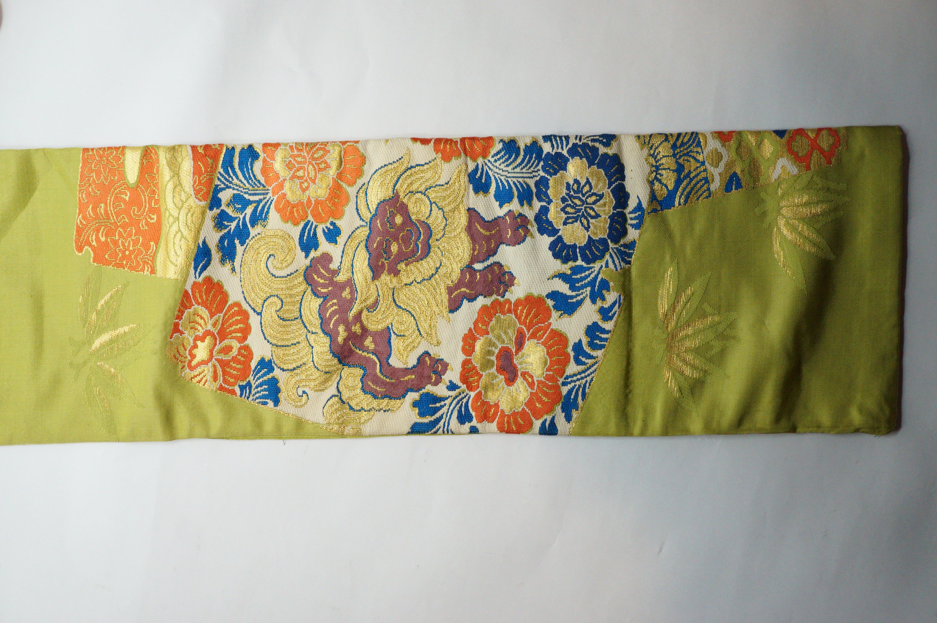 Japanese Vintage Weapon Bag made of Kimono Fabric from Japan 0110E1