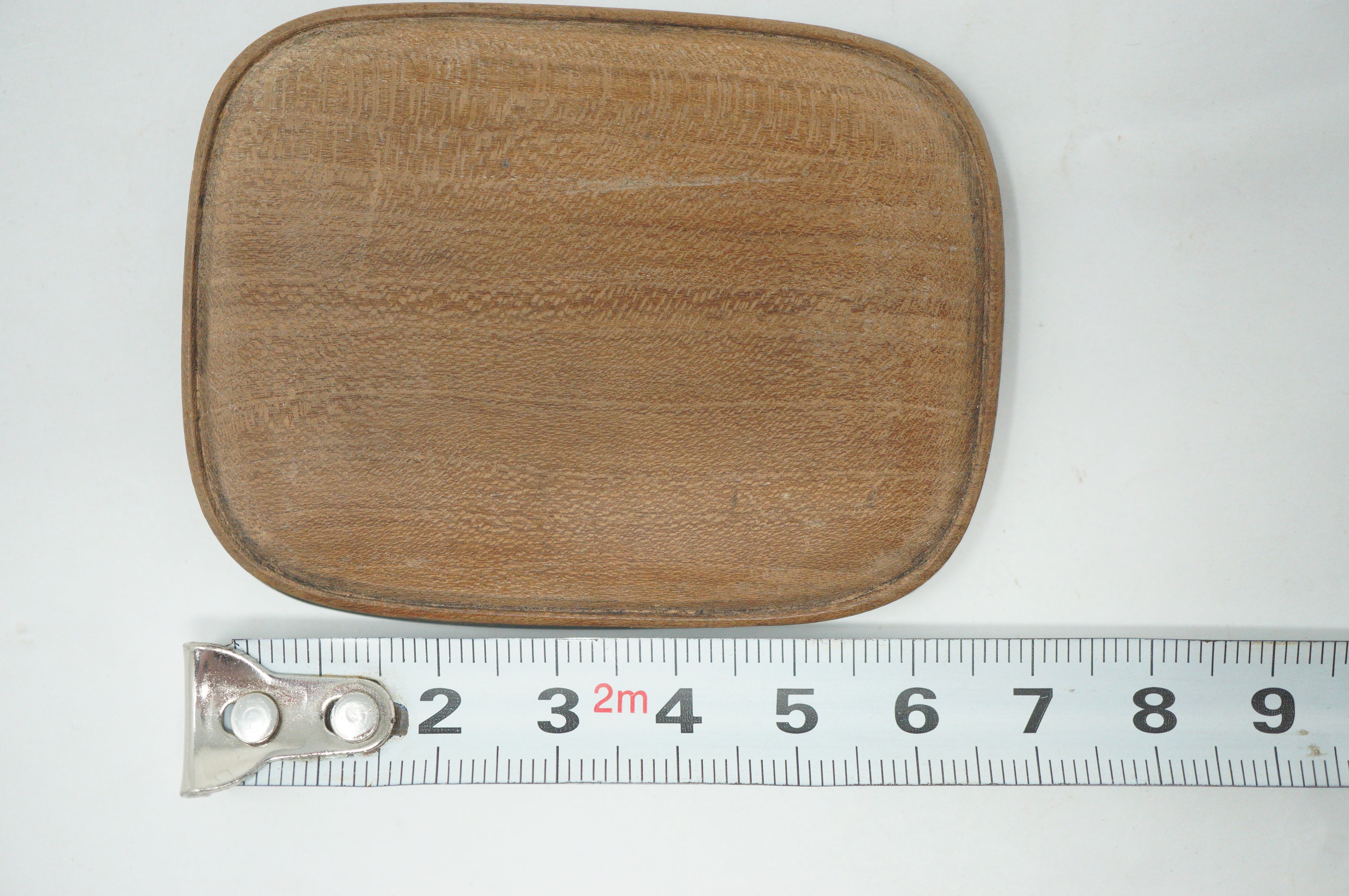 Hochwertiger Tuschestein mit feinen Schnitzereien &amp; Holzdeckel Mini-Suzuri Original aus Japan 0204F1