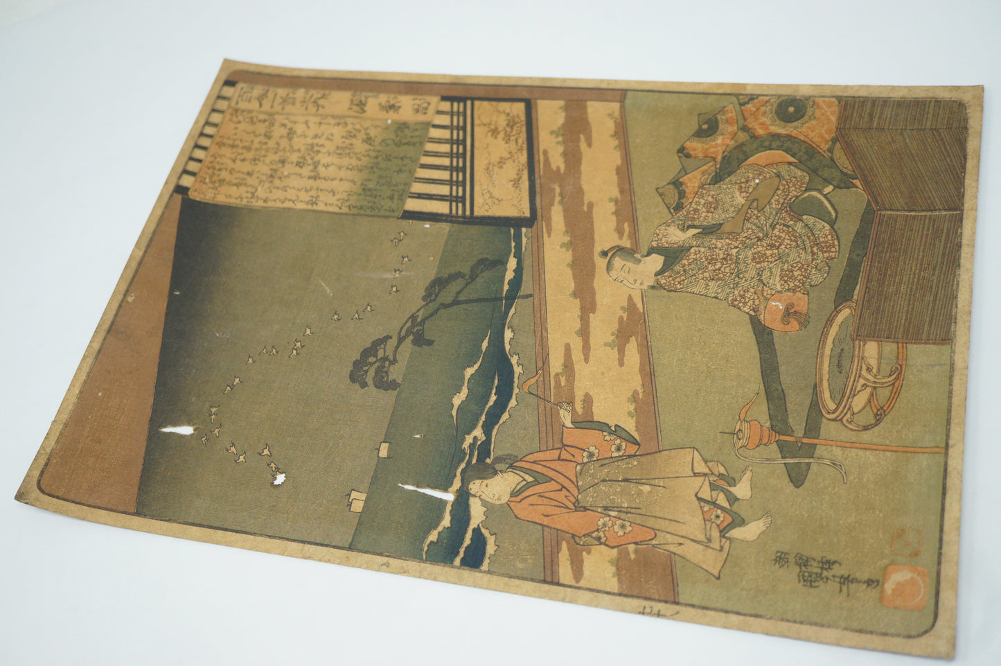 Japanischer Holzschnitt 1840er Jahre Original von Utagawa Kuniyoshi Ukyo-e aus Japan 0717E1