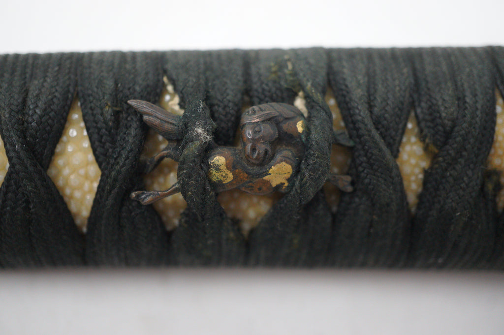 Japanese Katana Sword Handle Authentic Tsuka Antique from Japan 1127F1