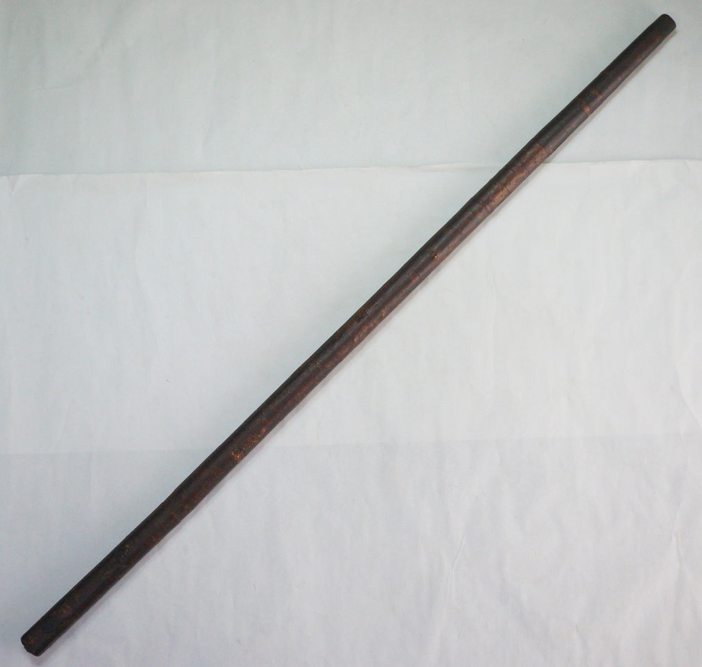 Japanese Antique Meiji Shikomizue Walking Stick Cherry Bark Wood with hidden Blade 1002G1