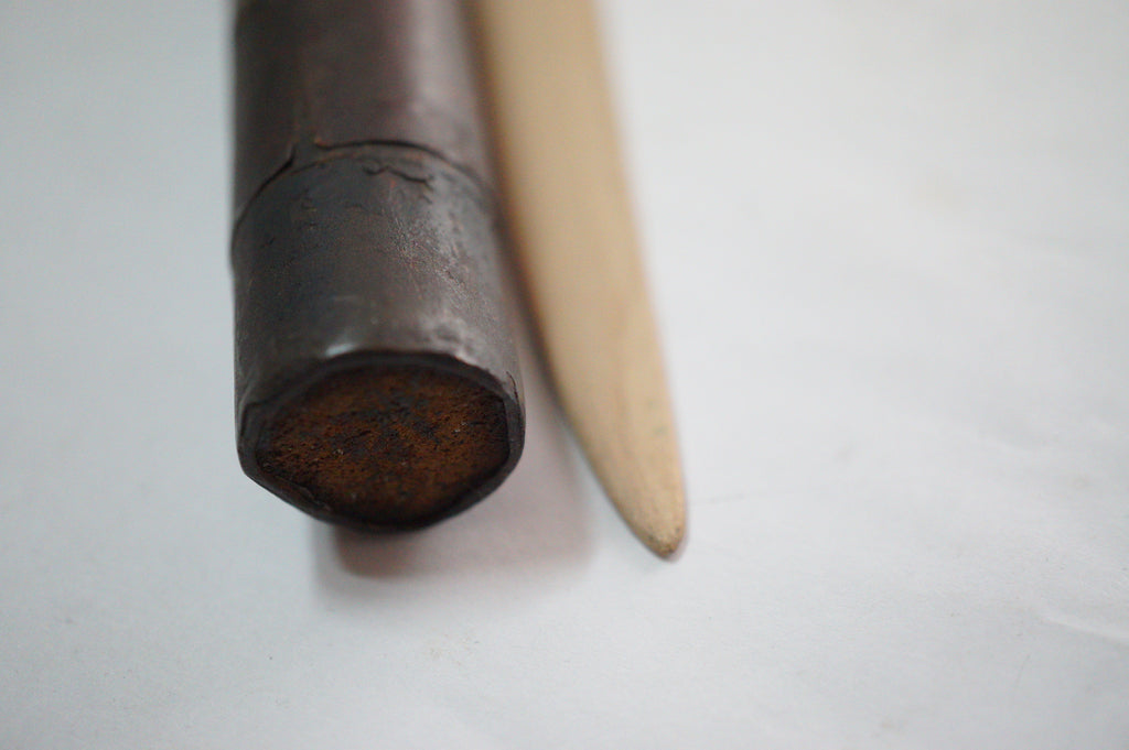 Japanese Antique Meiji Shikomizue Walking Stick Cherry Bark Wood with hidden Blade 1002G1
