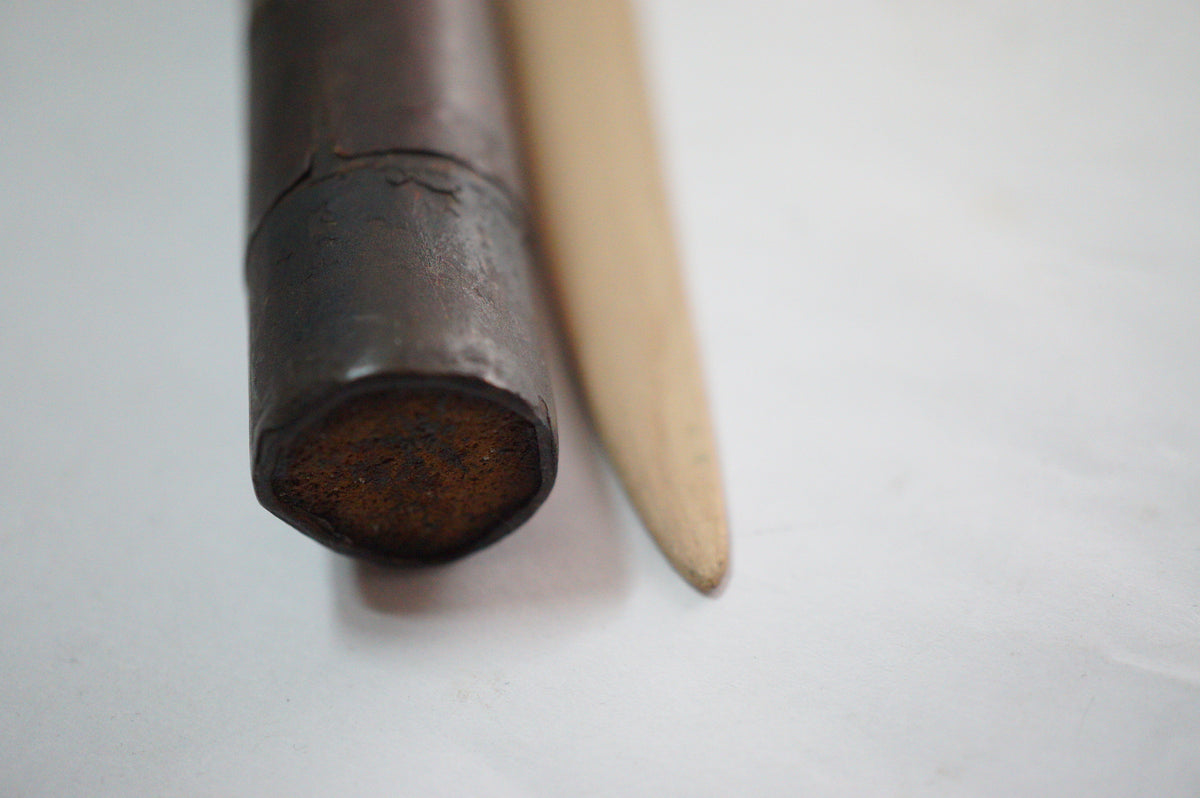 Japanese Antique Meiji Shikomizue Walking Stick Cherry Bark Wood with hidden Blade 1002G1