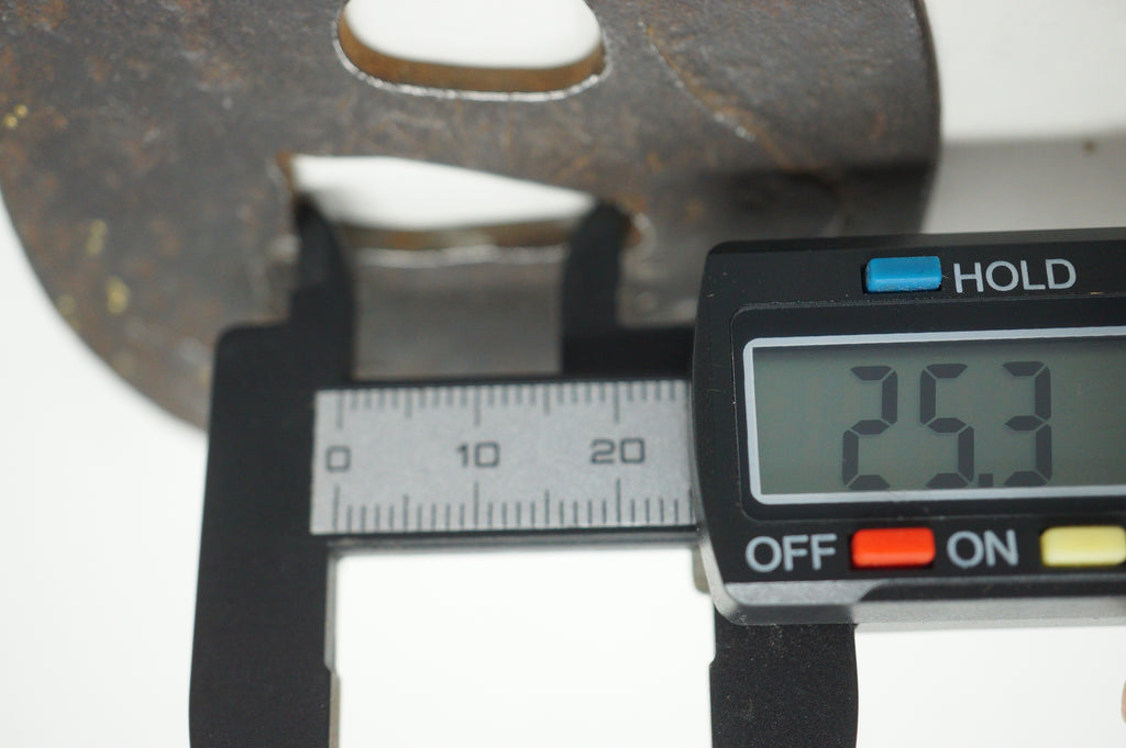 Japanese Tsuba Iron Sword Guard for Katana or Wakizashi Signed 1201F1