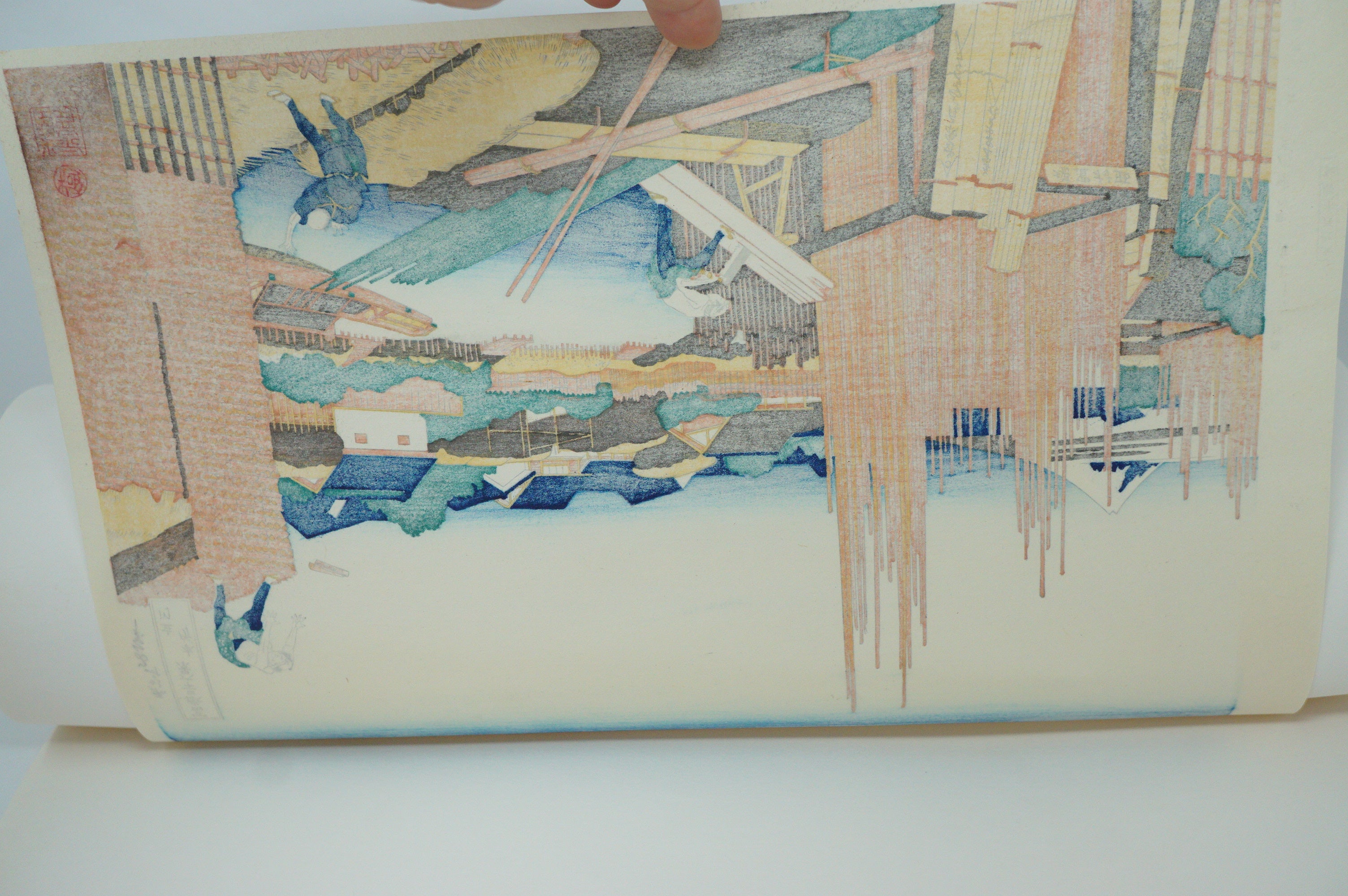 Japanese Quality Woodblock Print Recarved Edition by Katsushika Hokusai 1026D1