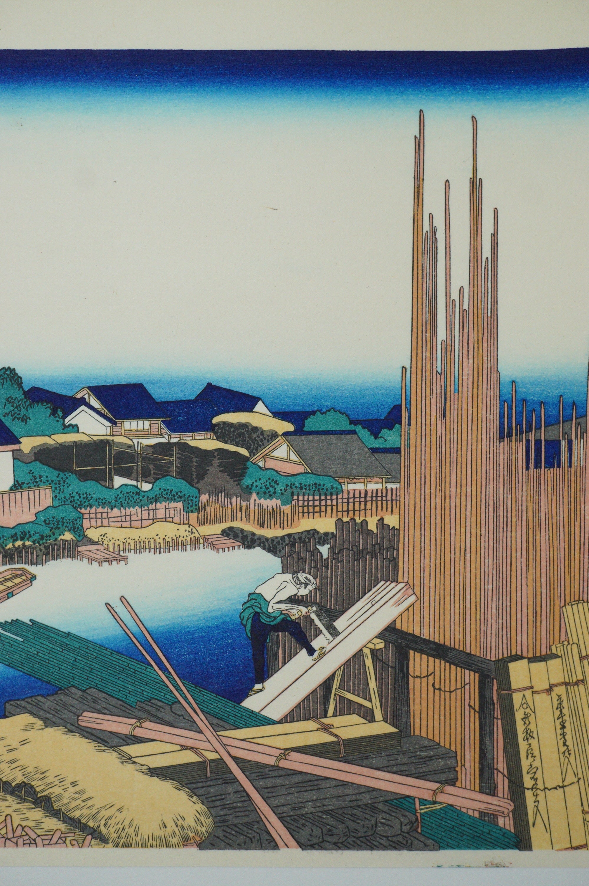 Japanese Quality Woodblock Print Recarved Edition by Katsushika Hokusai 1026D1