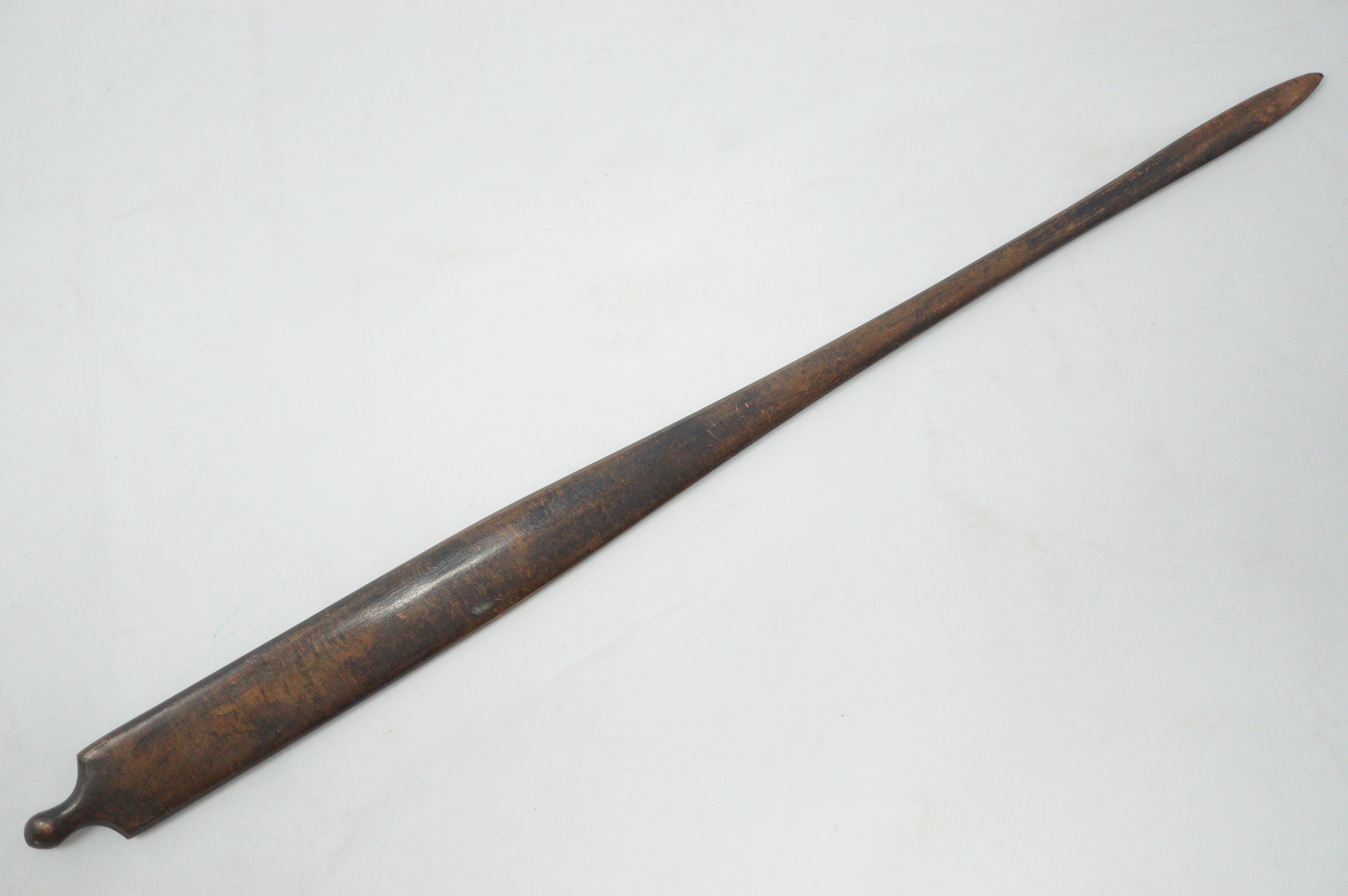 Antique Japanese Kogai-Knife made of copper with Dragon design from Japan 1030D1