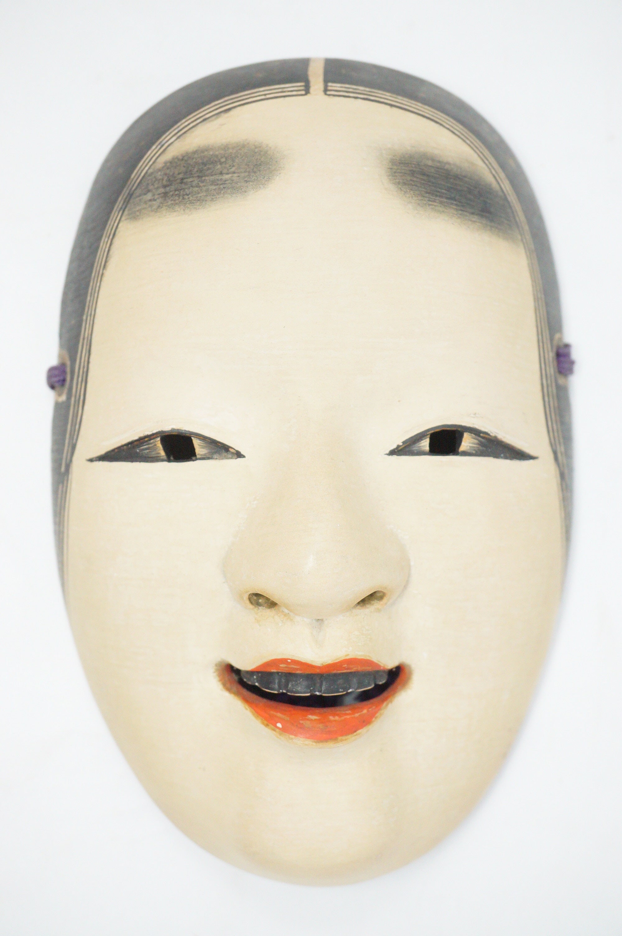 Japanese Noh-Theater Mask in Fukai-Style made of wood & original from ...