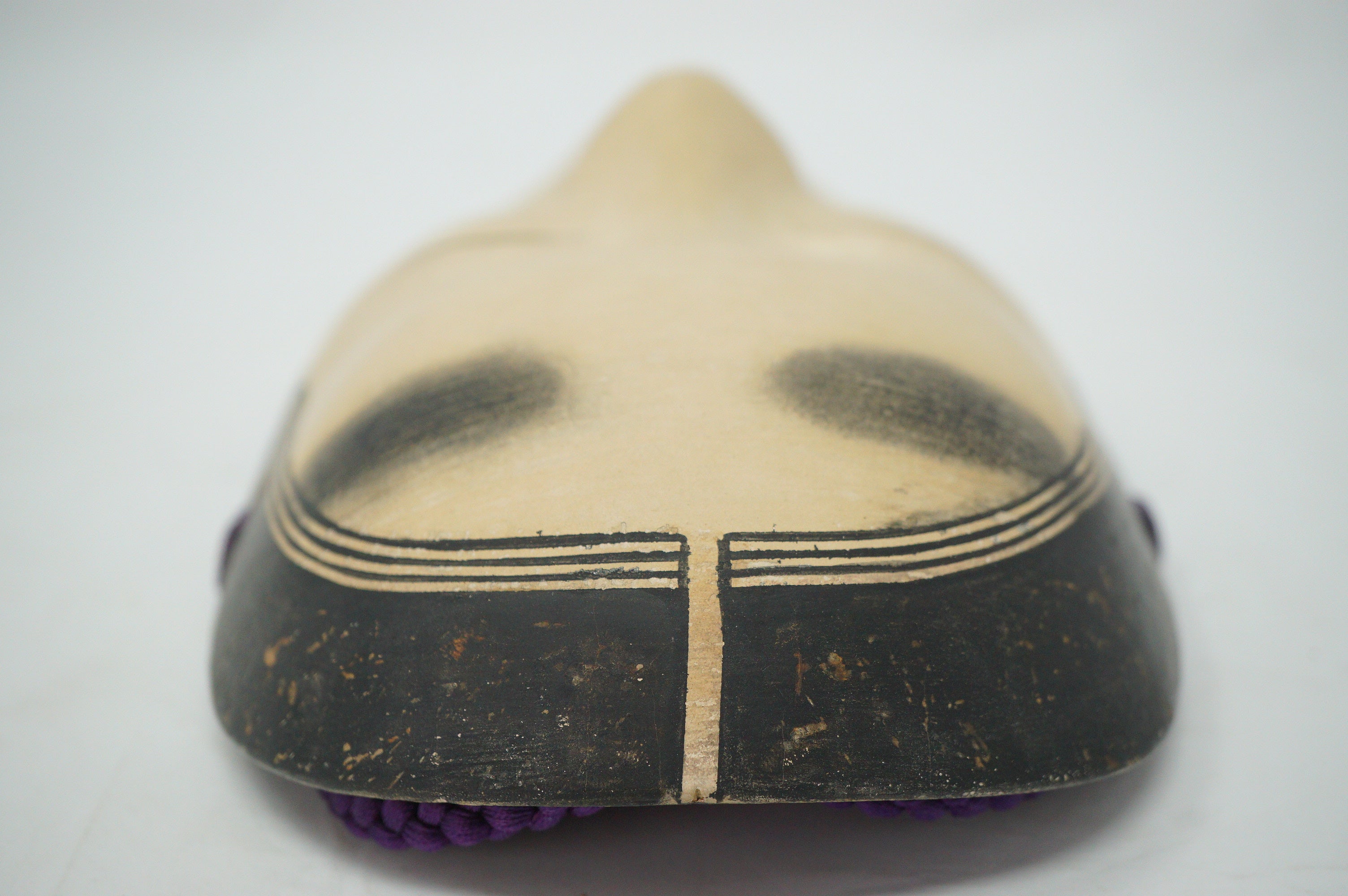 Japanische Noh-Theater-Maske im Fukai-Stil aus Holz &amp; Original aus Japan 1101D1