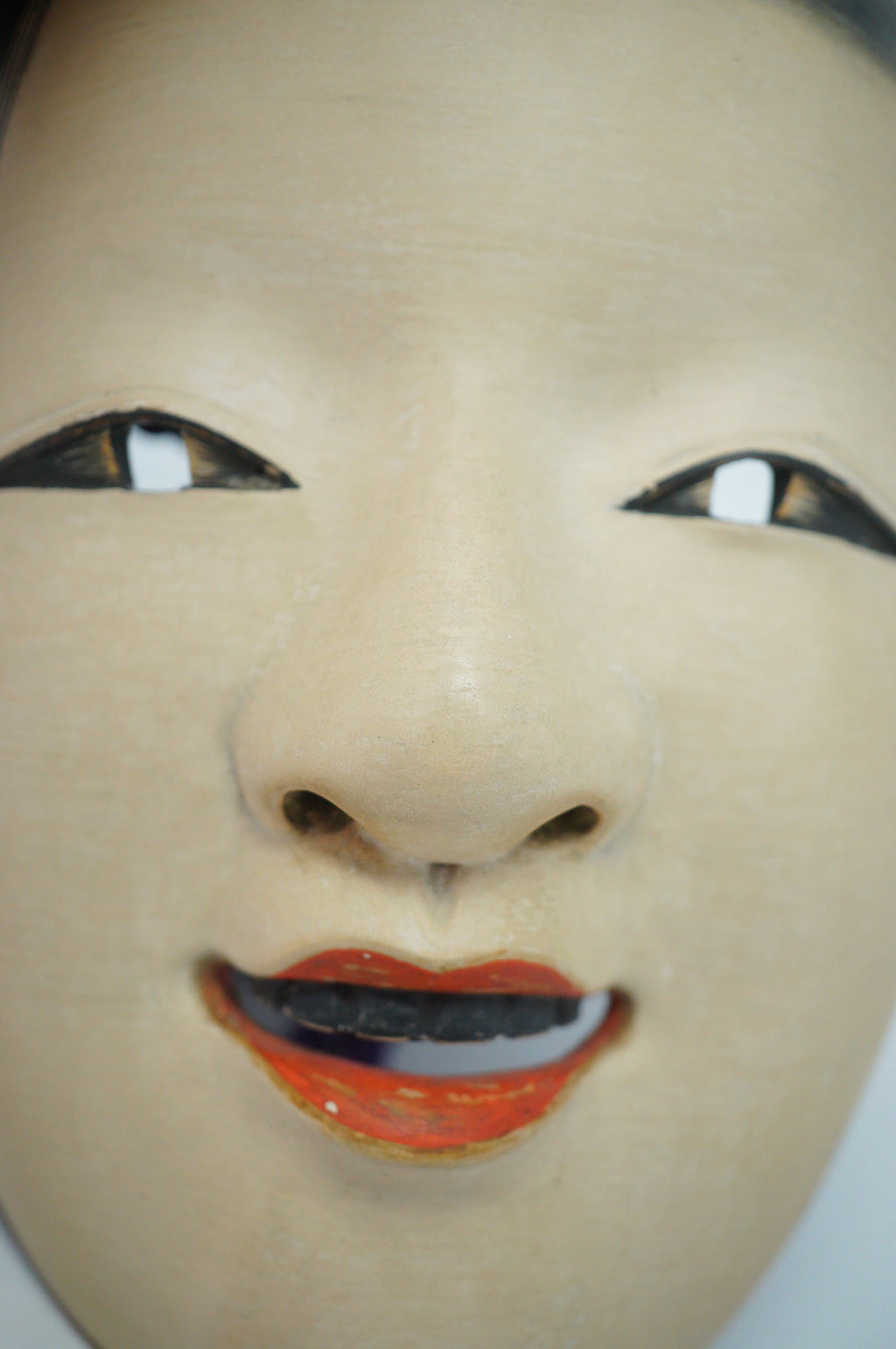 Japanische Noh-Theater-Maske im Fukai-Stil aus Holz &amp; Original aus Japan 1101D1