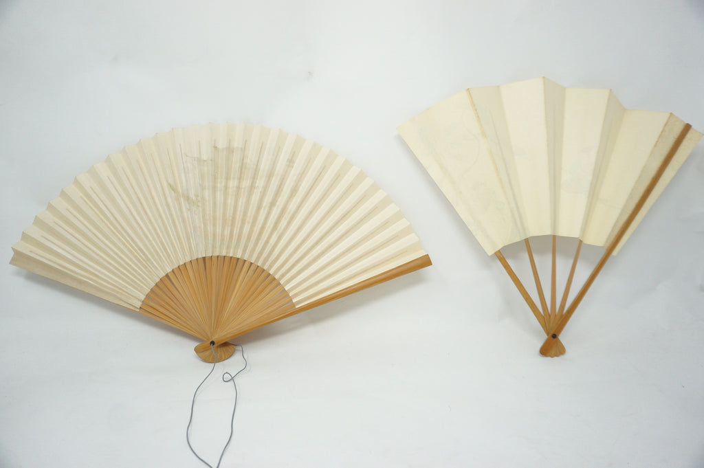 Japanese Sensu Folding Fan Collection x10 Vintage Original 扇子 from Japan 1127D1