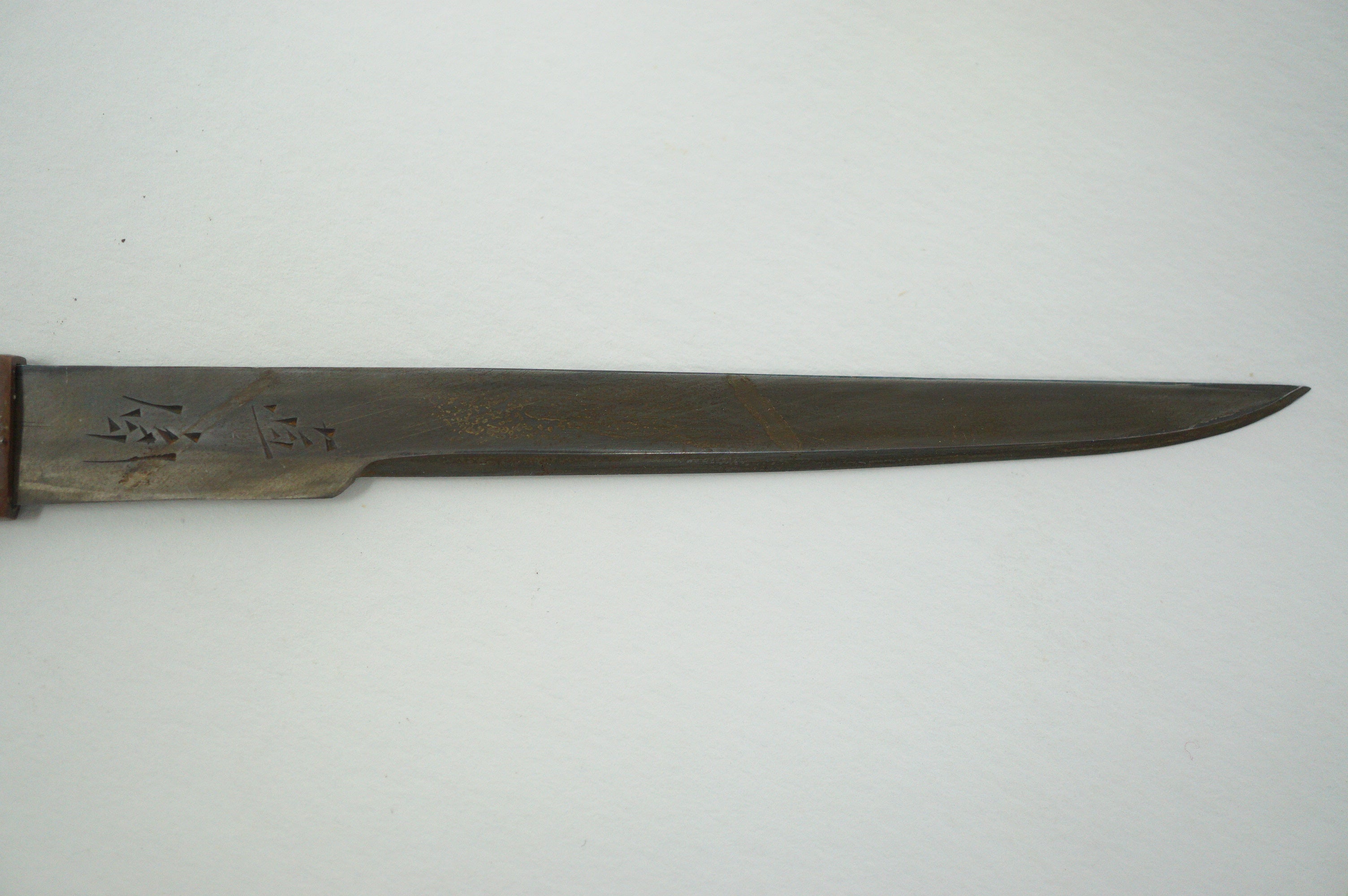 Antique Kozuka Knife with Mouse Design & Signed 0608D1