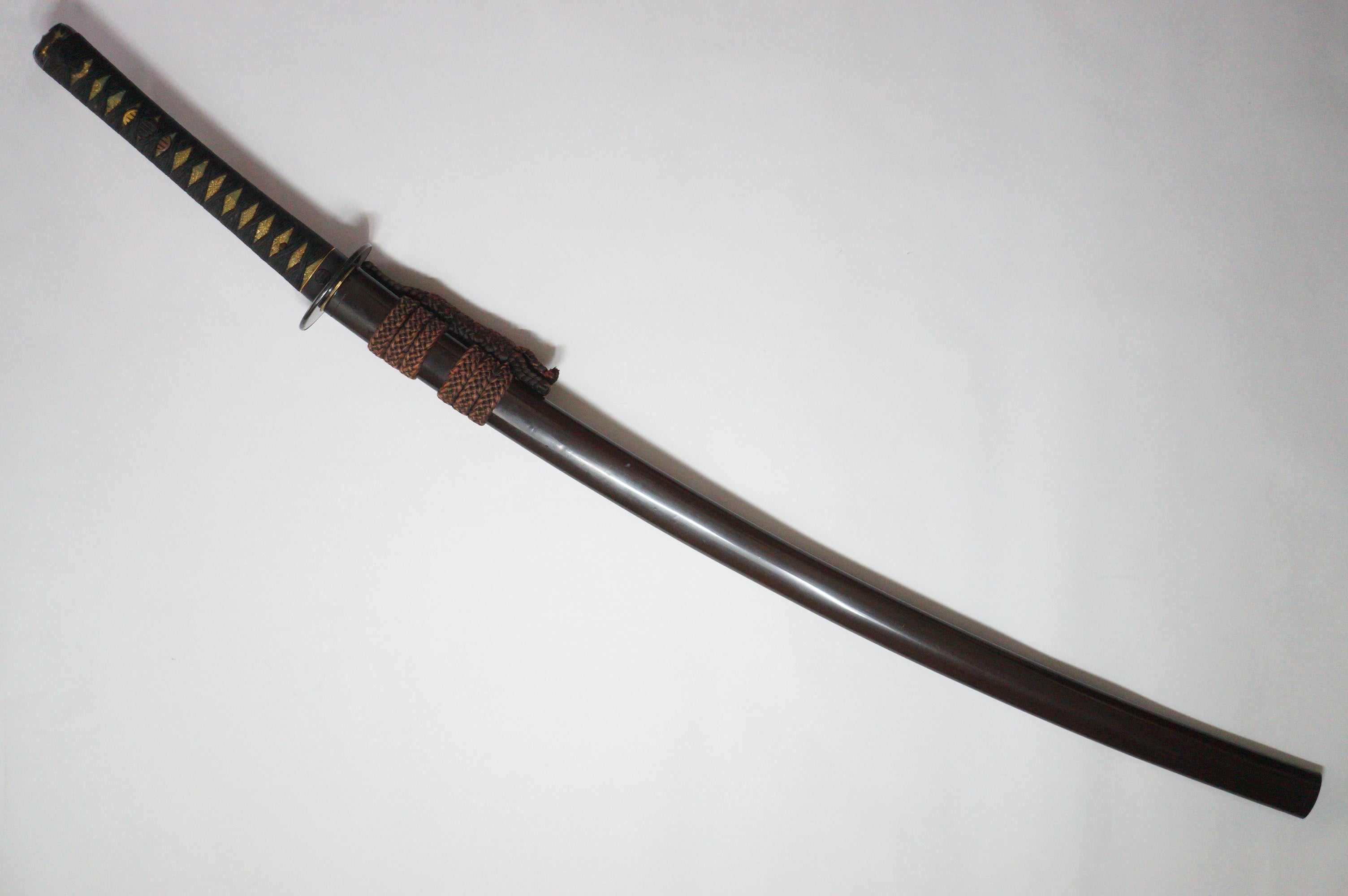 Japanese Katana Longsword Edo-Meiji Original with Wooden Blade in Bag from Japan 0421G1