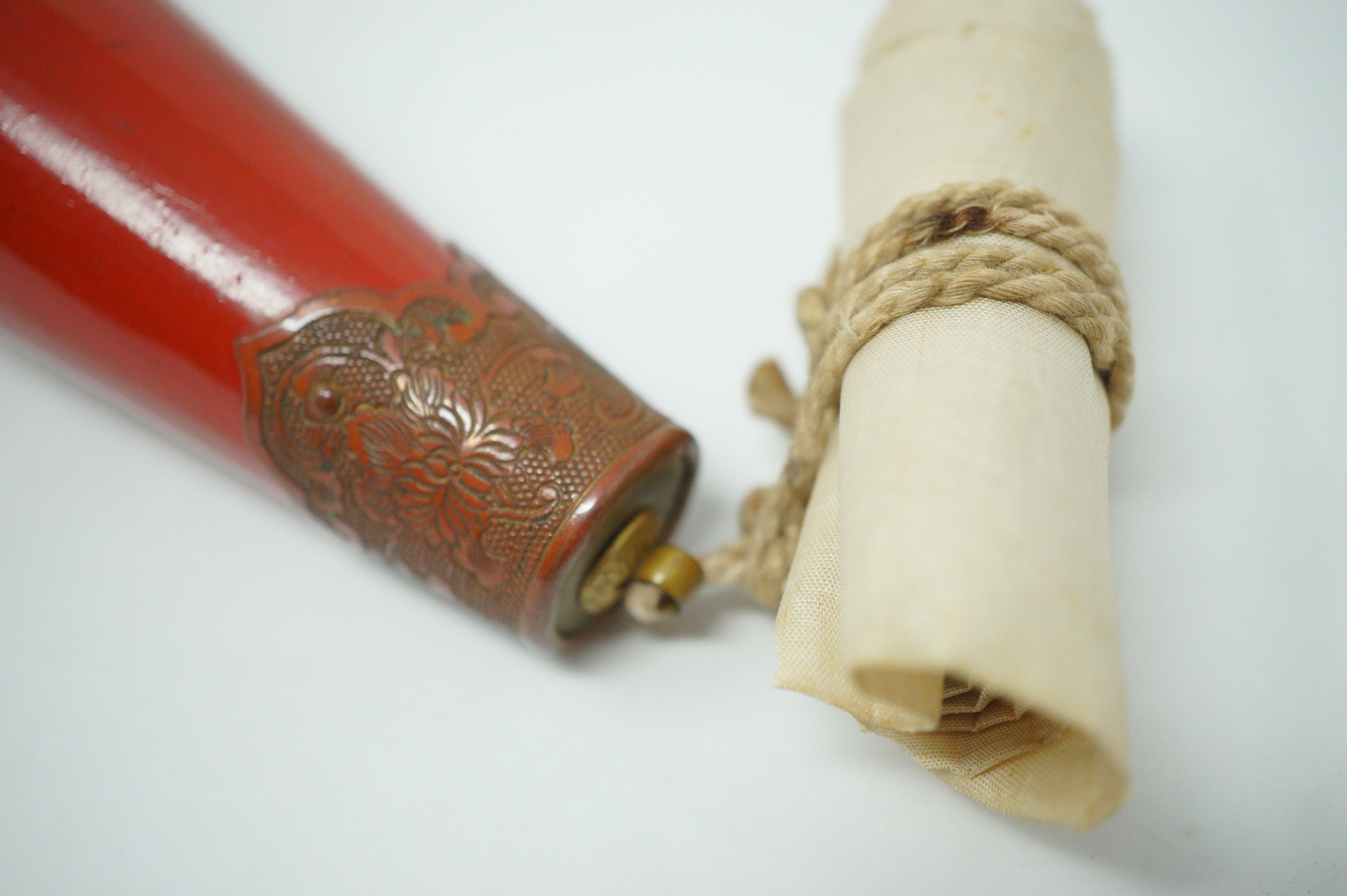 Japanese Kagura-suzu Ritual Bell - Shinto Shrine Miko Dance Instrument 0422G1