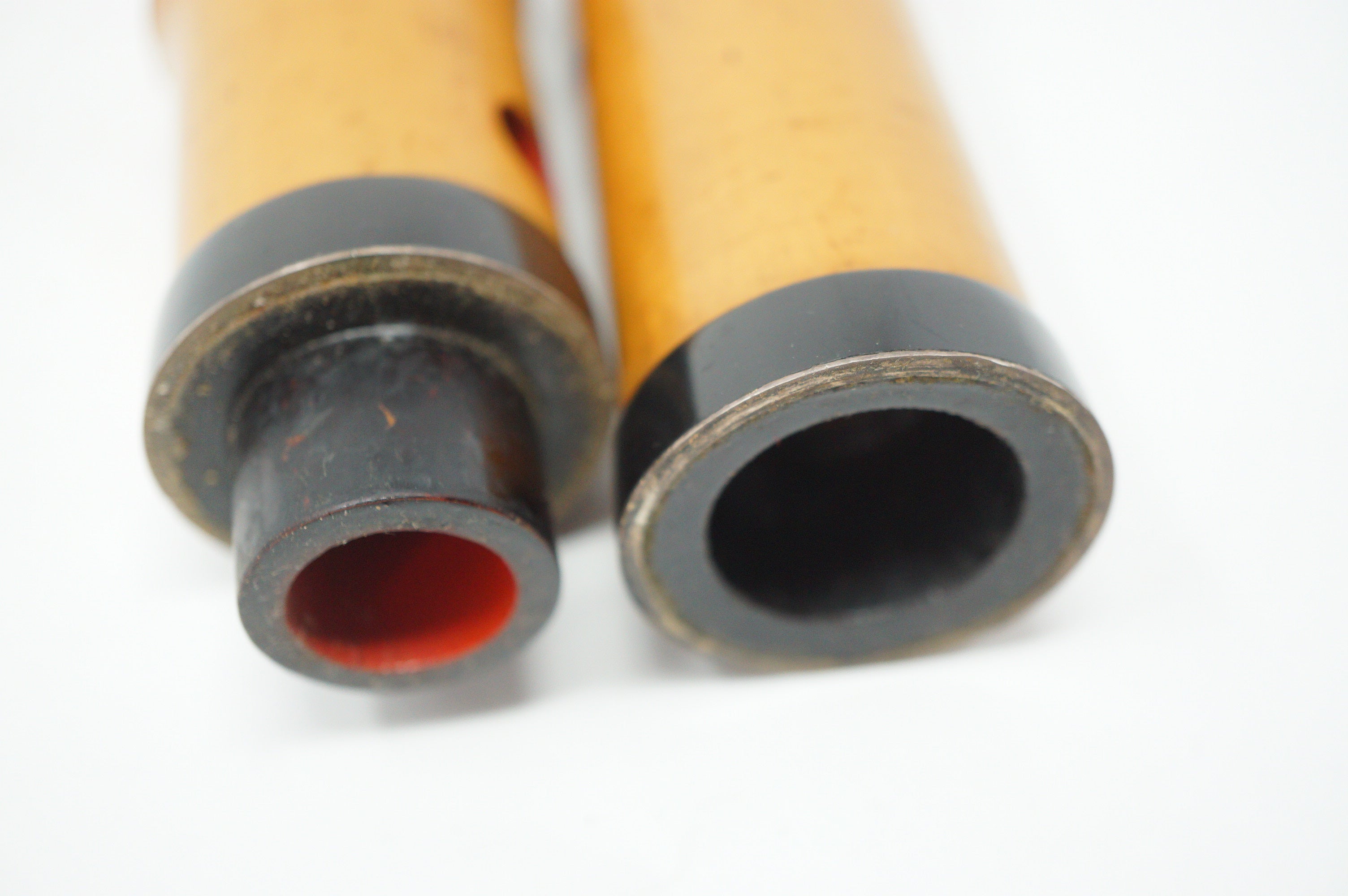 Japanese Shakuhachi Bamboo Flute Signed in Original Bag Vintage from Japan 1208D1