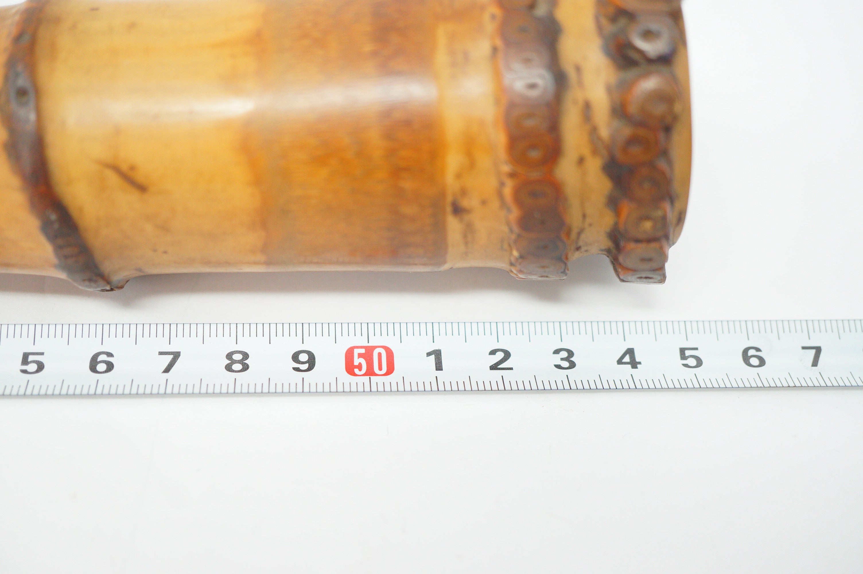 Japanese Shakuhachi Bamboo Flute Signed in Original Bag Vintage from Japan 1208D1