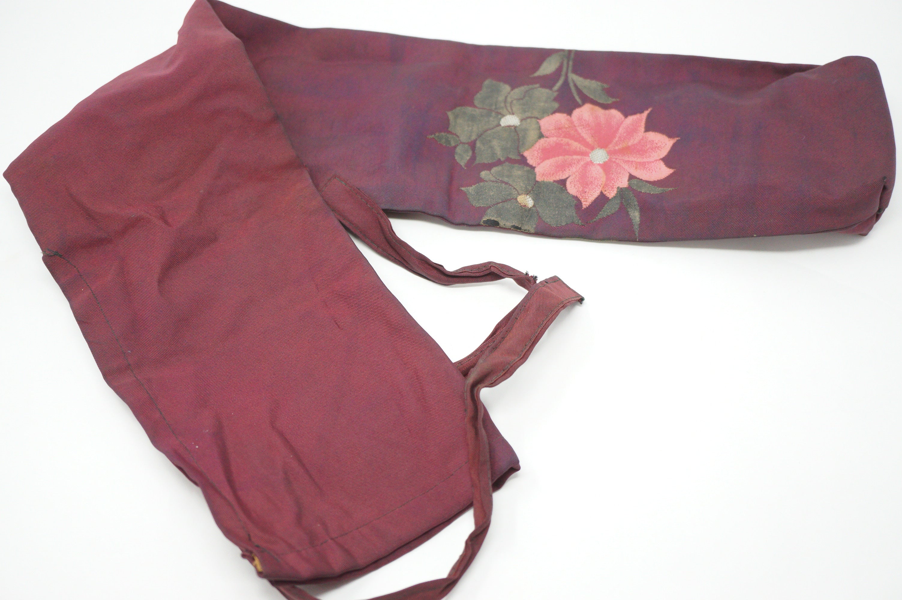 Japanese Shakuhachi Bamboo Flute Signed in Original Bag Vintage from Japan 1208D1