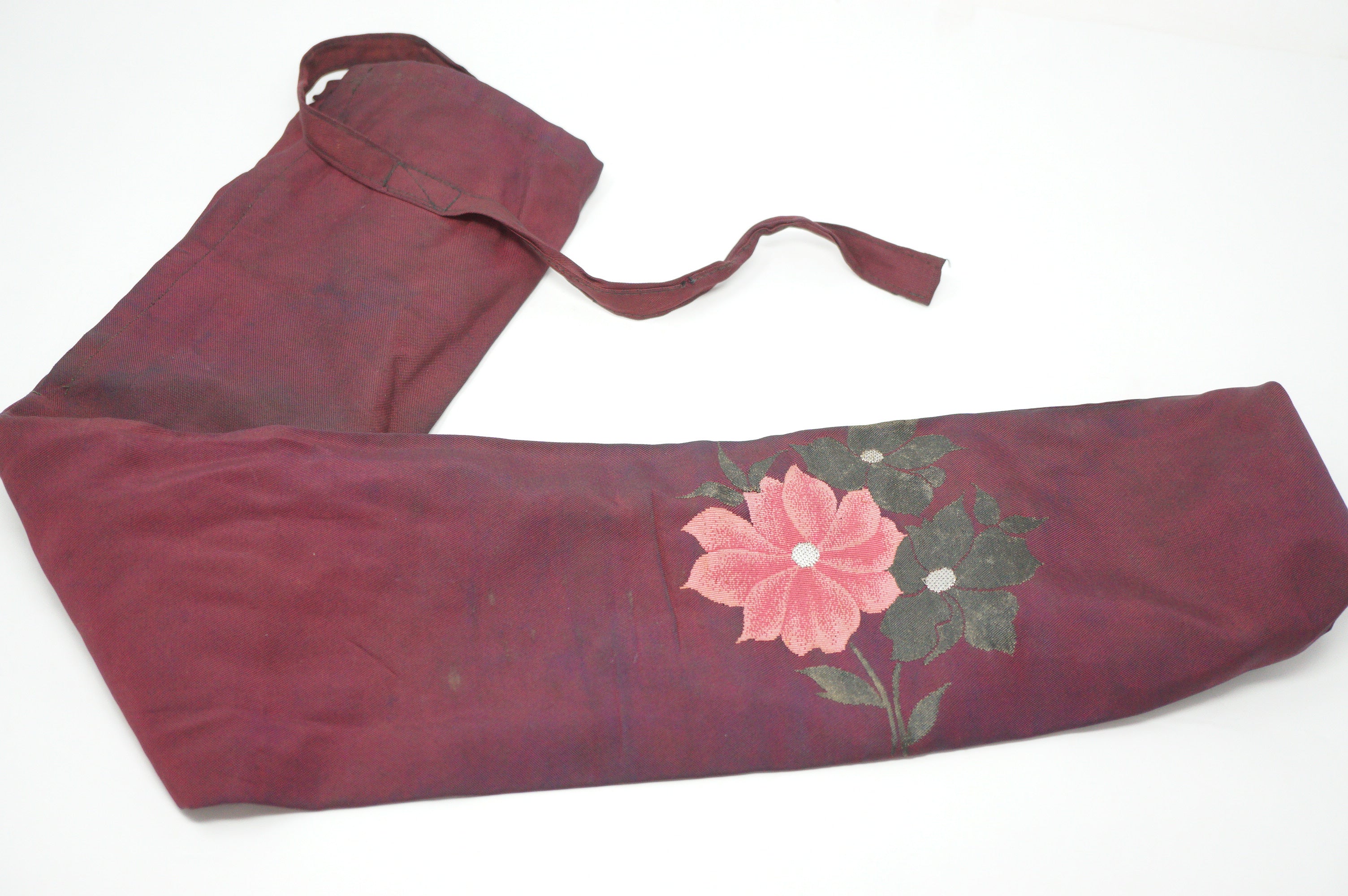 Japanese Shakuhachi Bamboo Flute Signed in Original Bag Vintage from Japan 1208D1