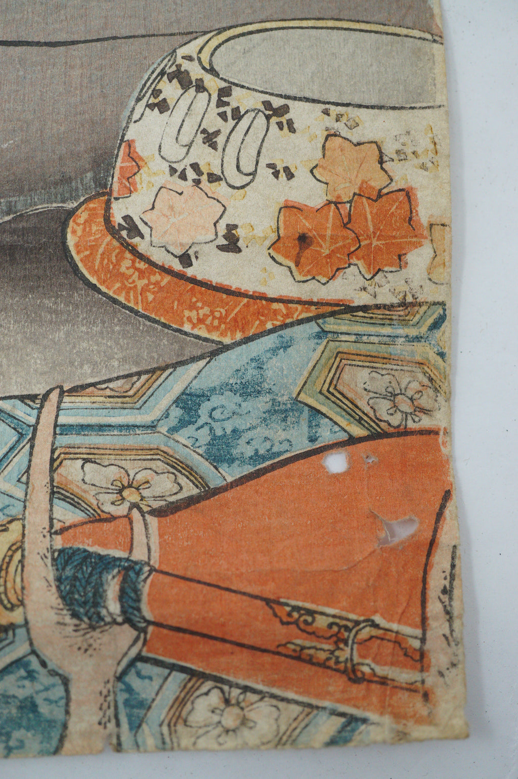 Japanese Woodblock Print Original by Utagawa Kuniyoshi -Yamakawa Danjiro- from Japan 0730F1
