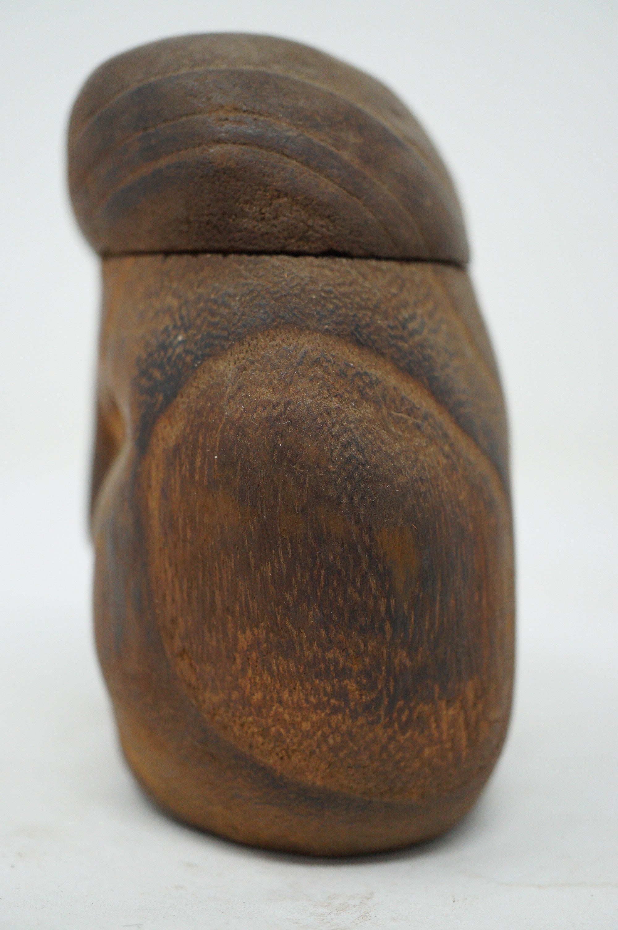 Japanischer Inro-ähnlicher Behälter mit einer Kammer Vintage Woodcraft aus Japan 1227D20