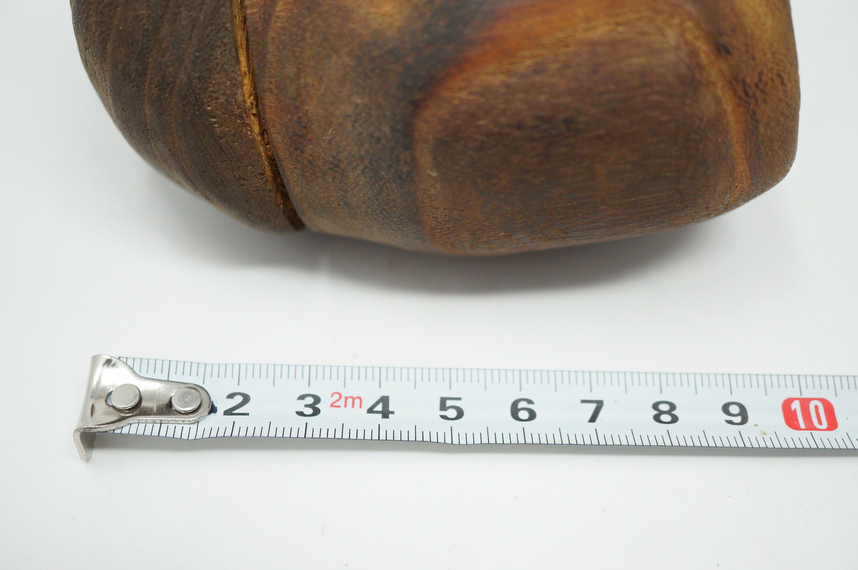 Japanischer Inro-ähnlicher Behälter mit einer Kammer Vintage Woodcraft aus Japan 1227D20