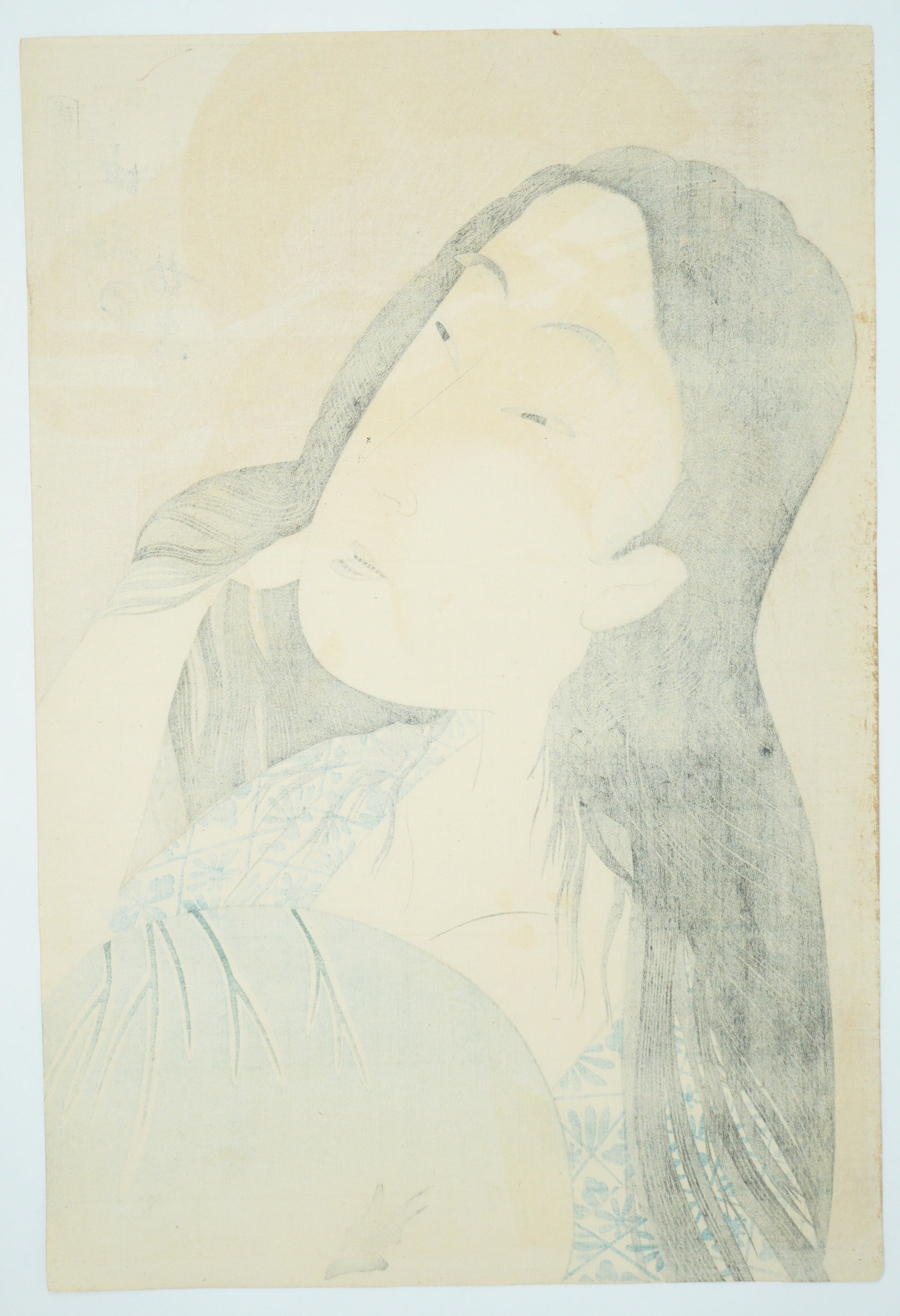 Japanese Quality Woodblock Reprint -A Wife of the Middle Rank- by Kitagawa Utamaro 0822E20