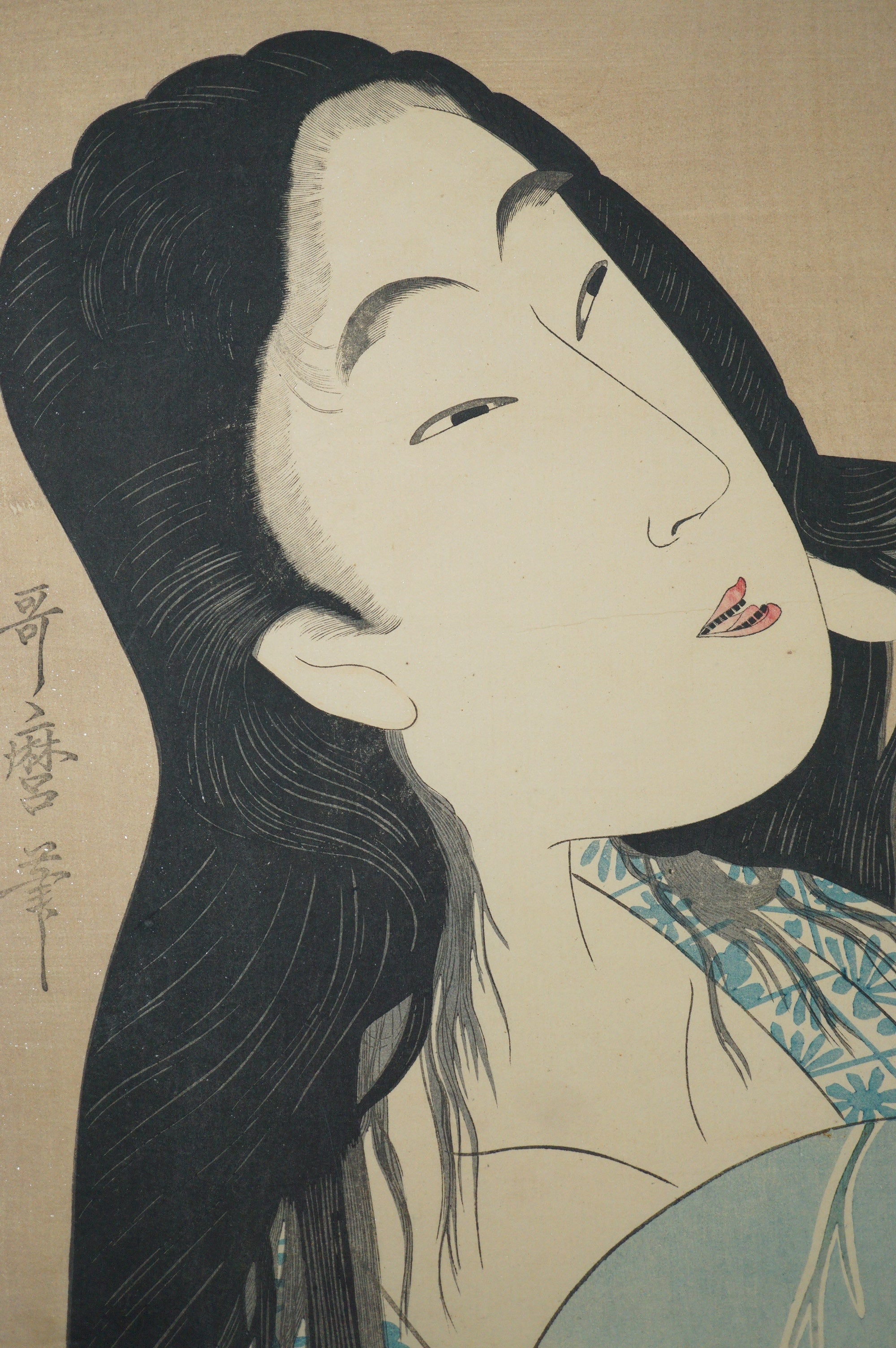 日本优质木版画重印版 - 中级妻子 - 北川歌麿 0822E20