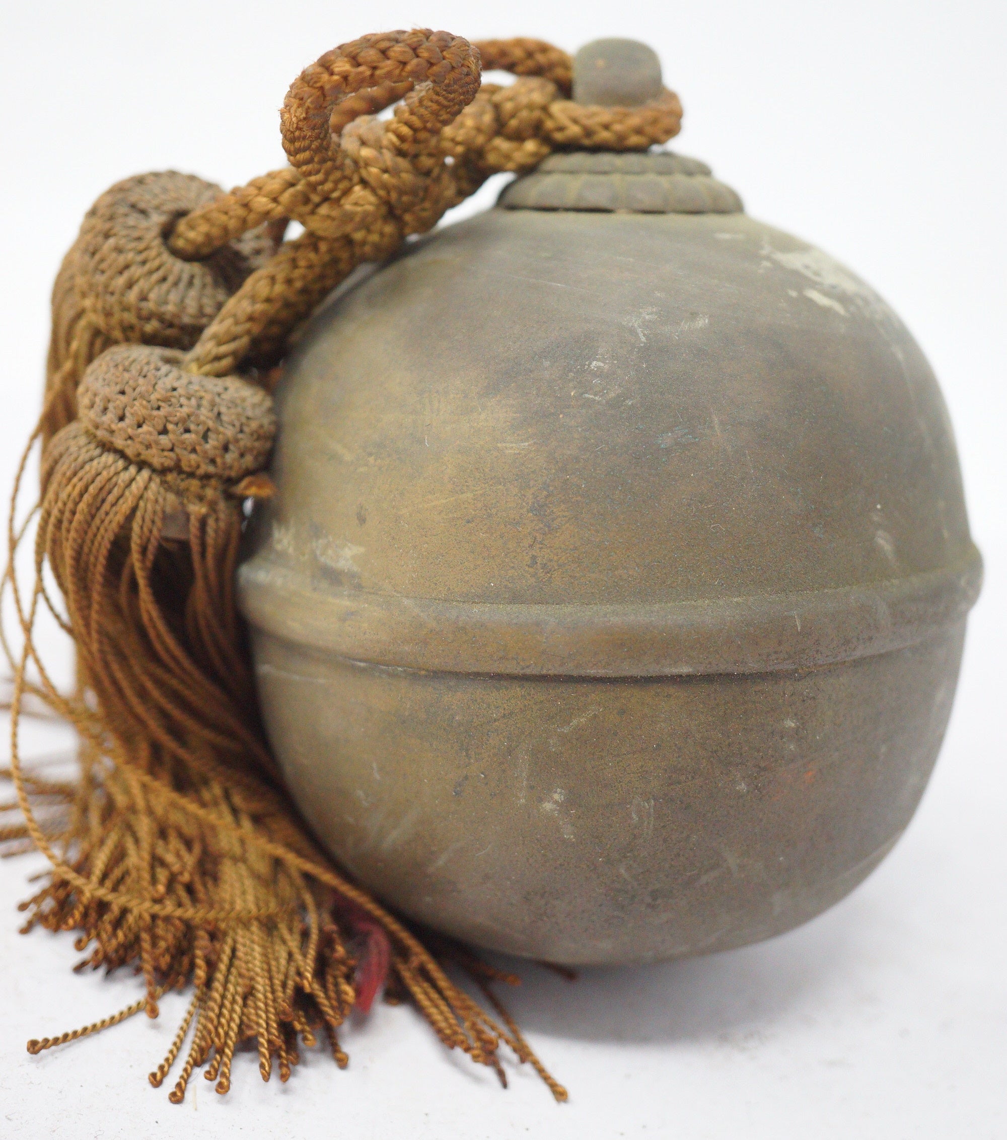 Japanische Shinto-Glocke Suzu, religiöse Tempelglocke, Original aus Japan 1006D20