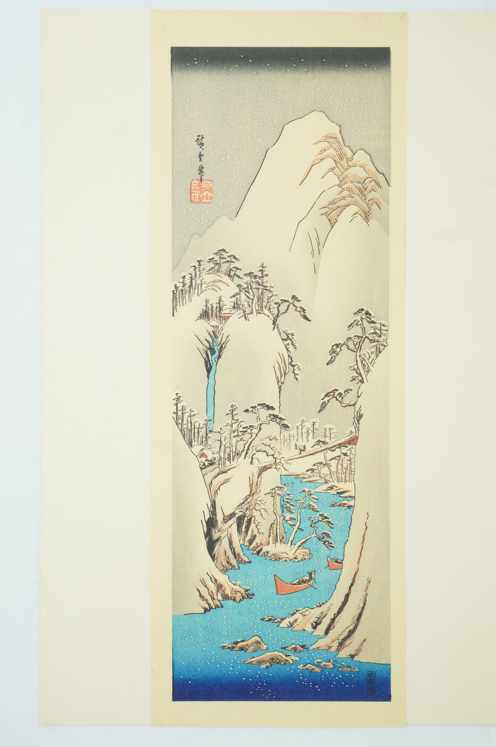 "Hiroshige Meiga-sen" Complete Selection of Hiroshige's Masterpieces 24 Woodblock Prints 0514G20