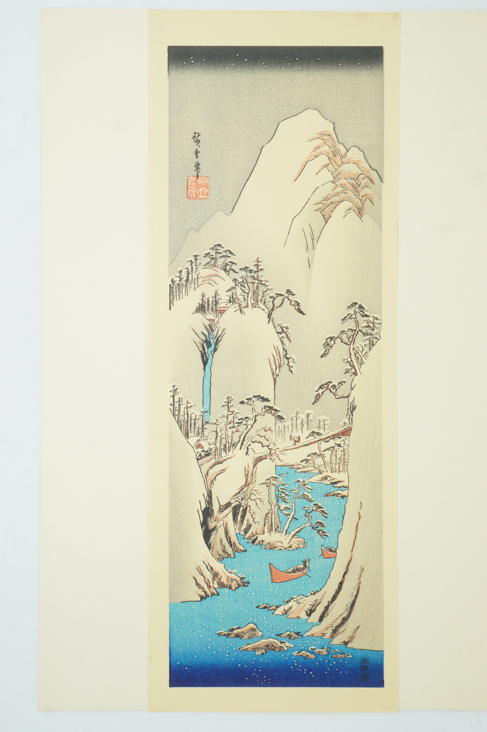 "Hiroshige Meiga-sen" Complete Selection of Hiroshige's Masterpieces 24 Woodblock Prints 0514G20