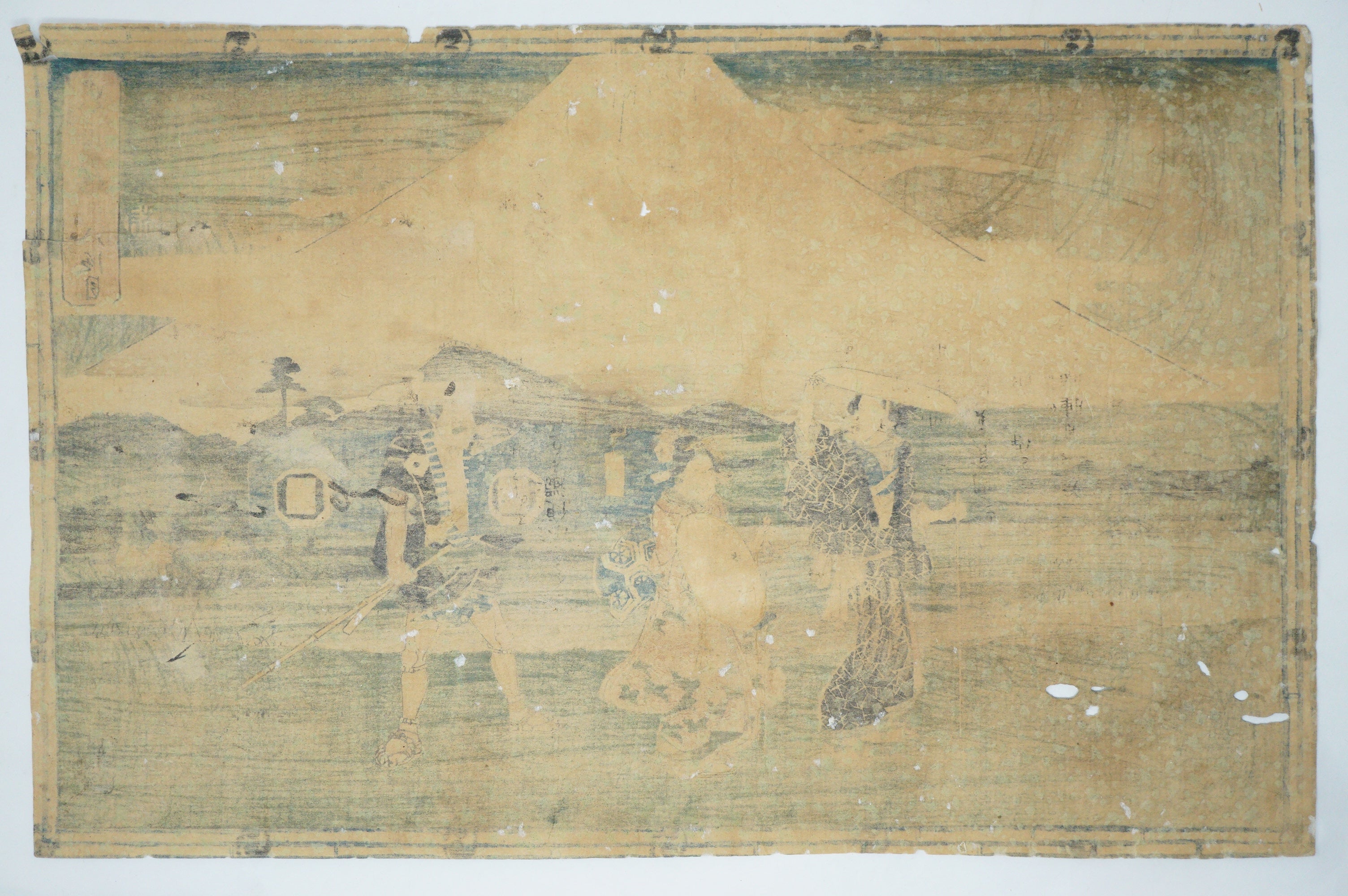 Japanische Holzschnitt-Sammlung x10 Original von Utagawa Hiroshige II aus Japan 0123F23