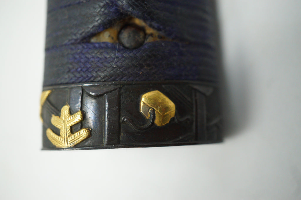Japanese Wakizashi Sword Antique Original Saya Tsuka Tsuba Kozuka from Japan 0428F24