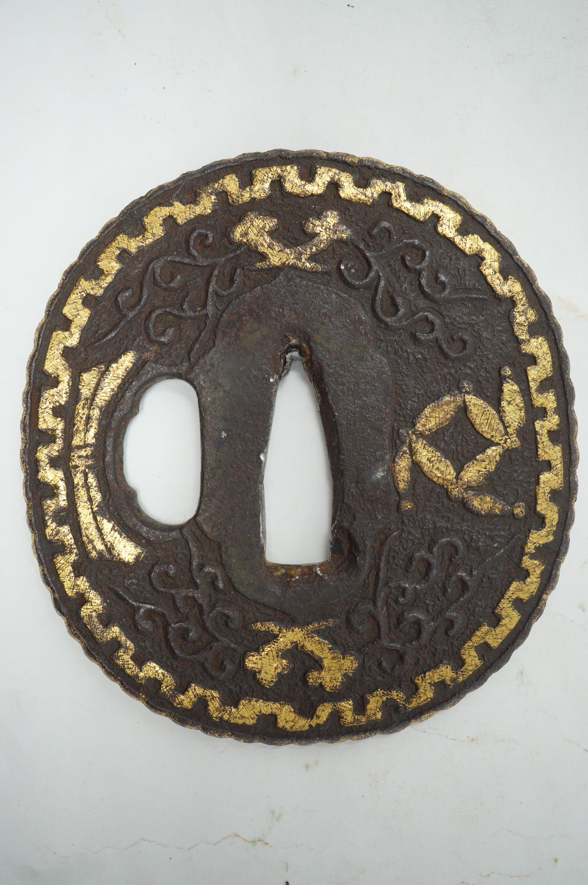 Japanese Wakizashi Sword Antique Original Saya Tsuka Tsuba Kozuka from Japan 0428F24
