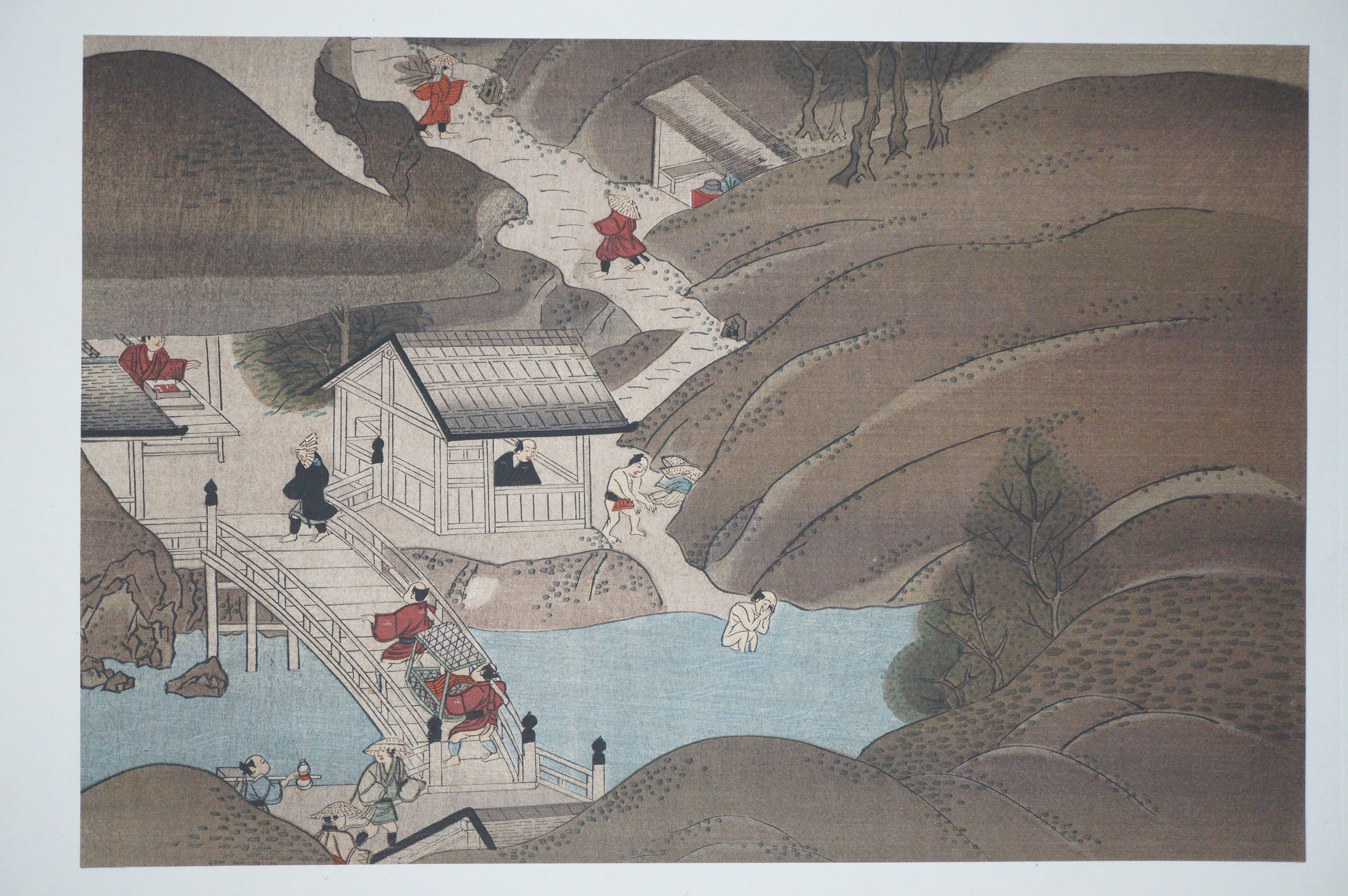 Japanese Quality Woodblock Print Recarved Edition by an Unknown Artist 1026D23