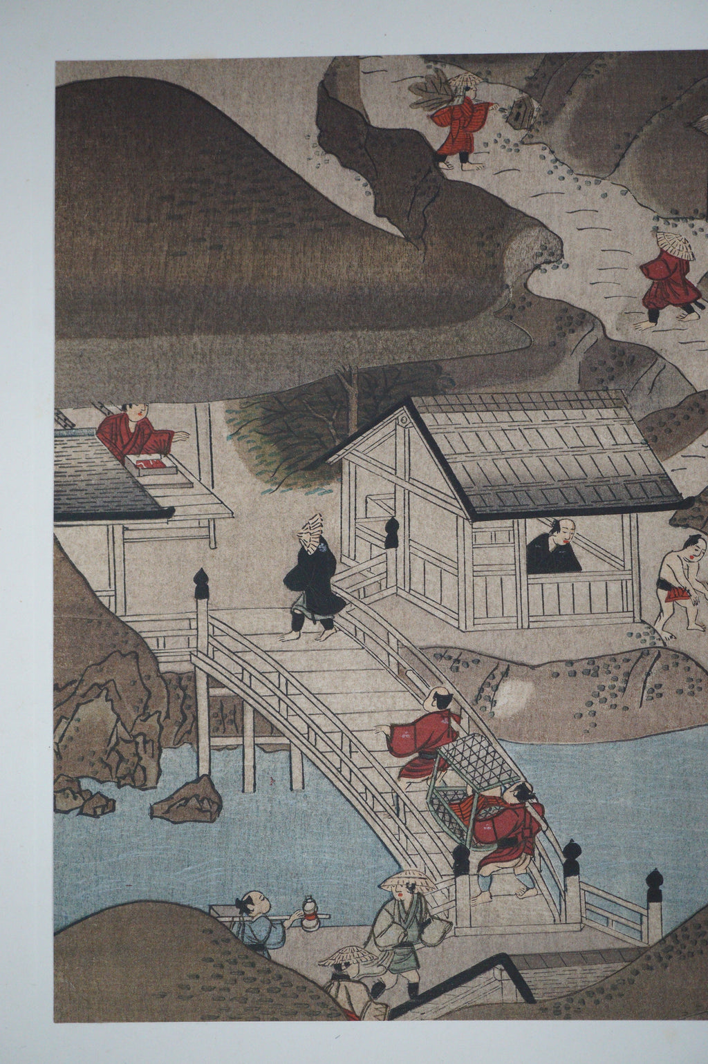 Japanese Quality Woodblock Print Recarved Edition by an Unknown Artist 1026D23