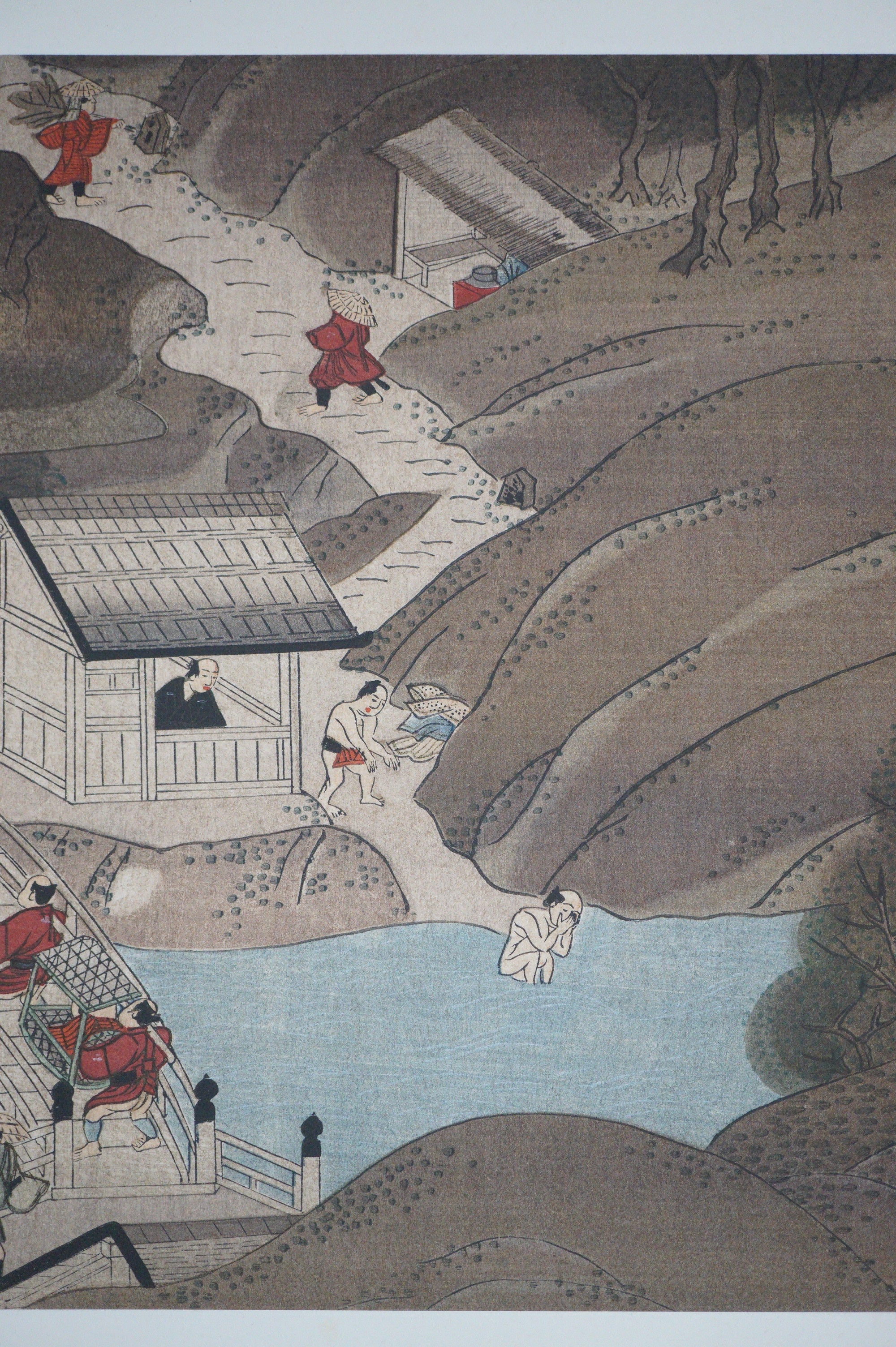 Japanese Quality Woodblock Print Recarved Edition by an Unknown Artist 1026D23