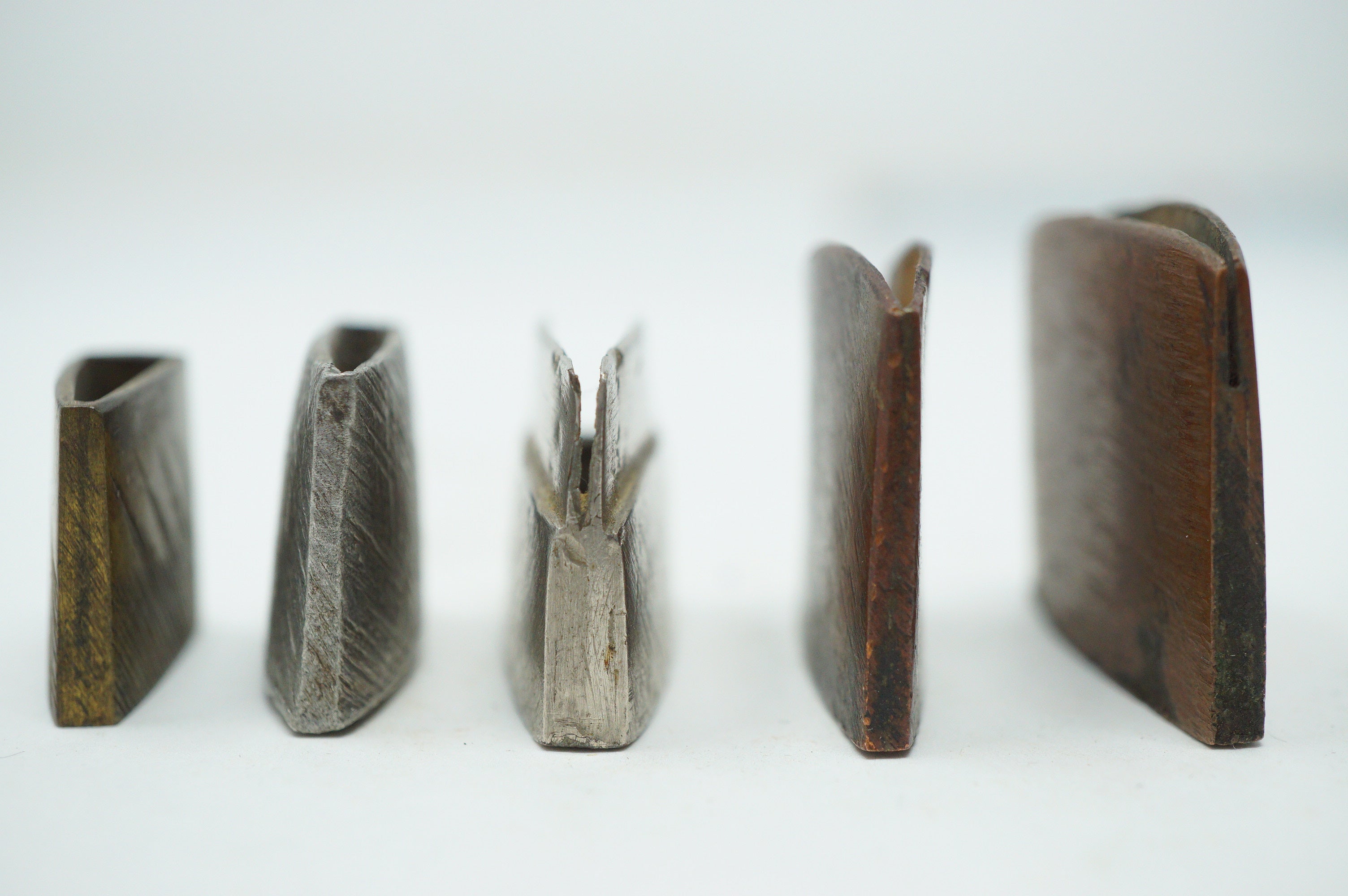Japanese Habaki Collection x6 High Quality Sword Fittings incl. Solid ...