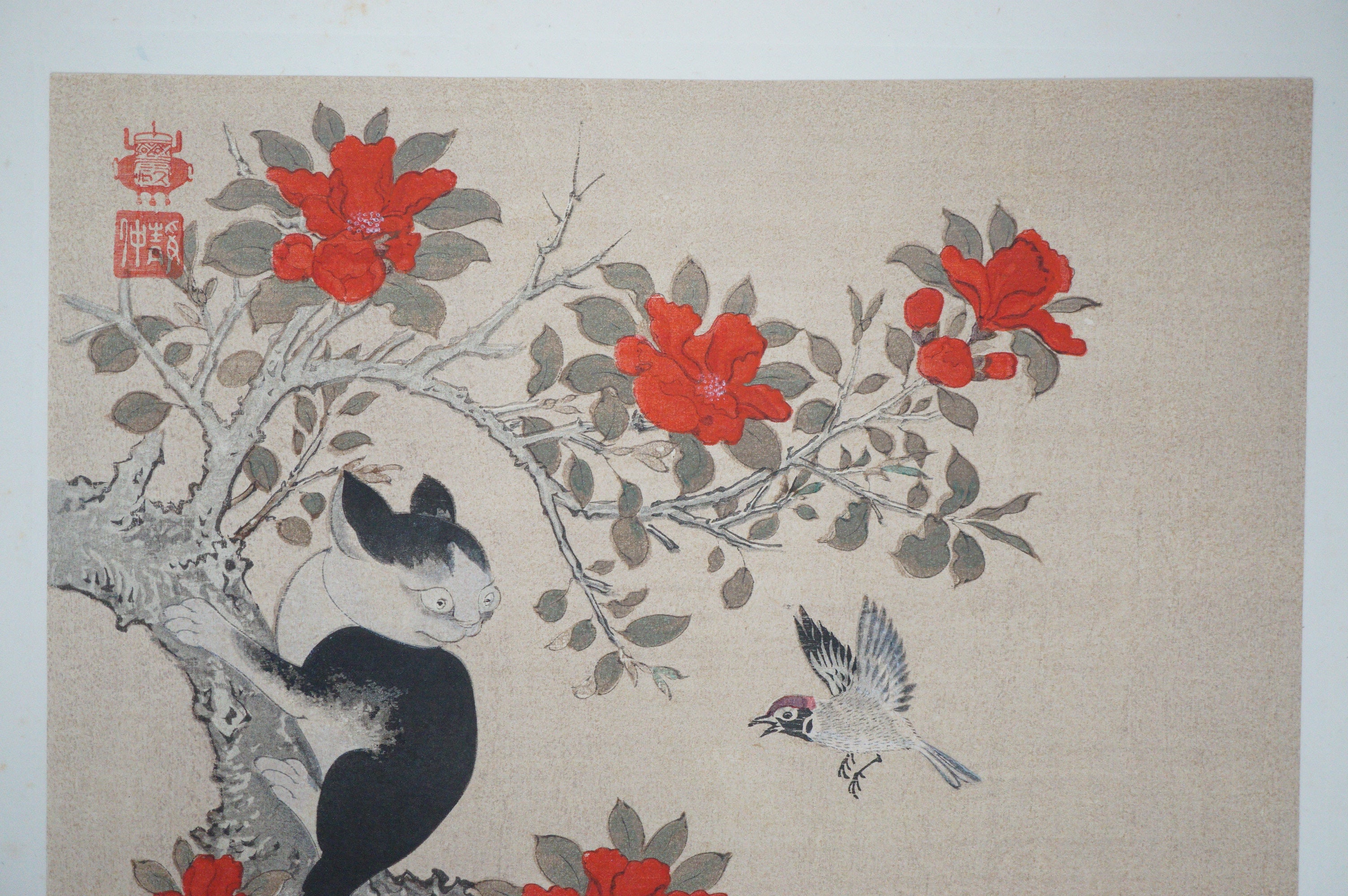 Japanese Quality Woodblock Print Recarved Edition by Wan Shan Chin Chung 1026D24
