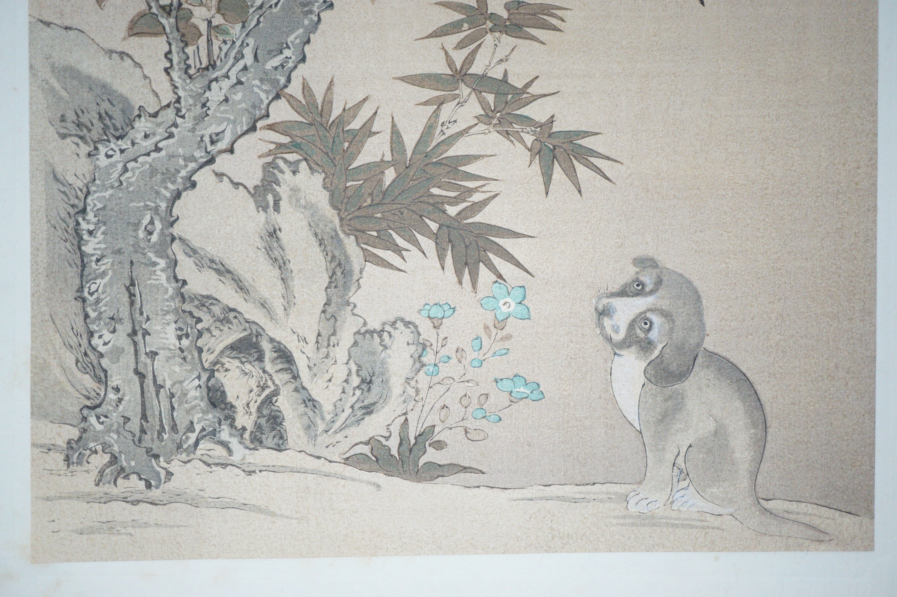 Japanese Quality Woodblock Print Recarved Edition by Wan Shan Chin Chung 1026D24
