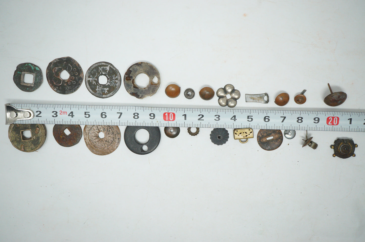 Japanese Maekanagu & Small Components Collection Approx. 50 single parts Antique Originals 0204F25