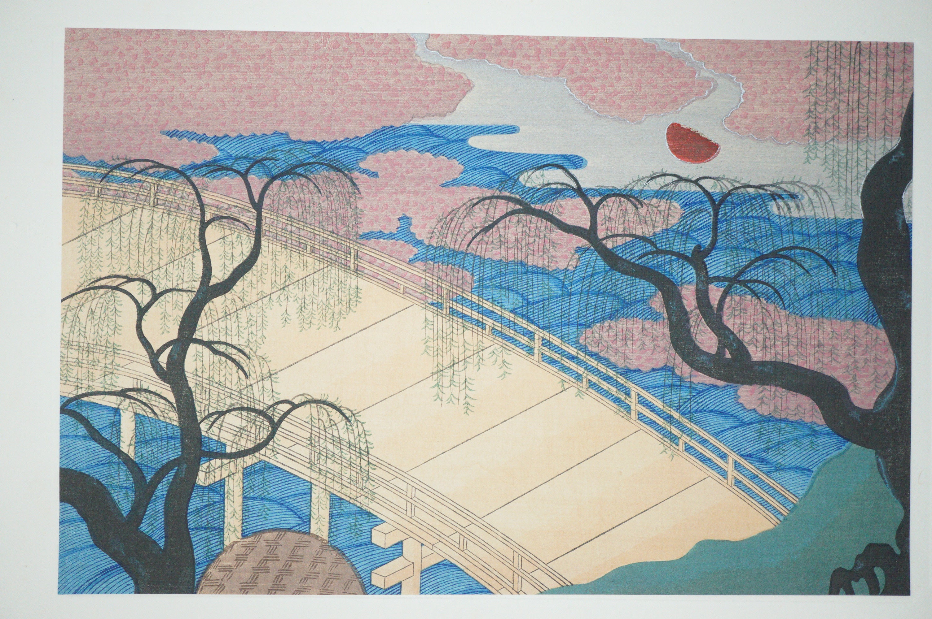 Japanese Quality Woodblock Print Recarved Edition by Ogata Korin 1026D25