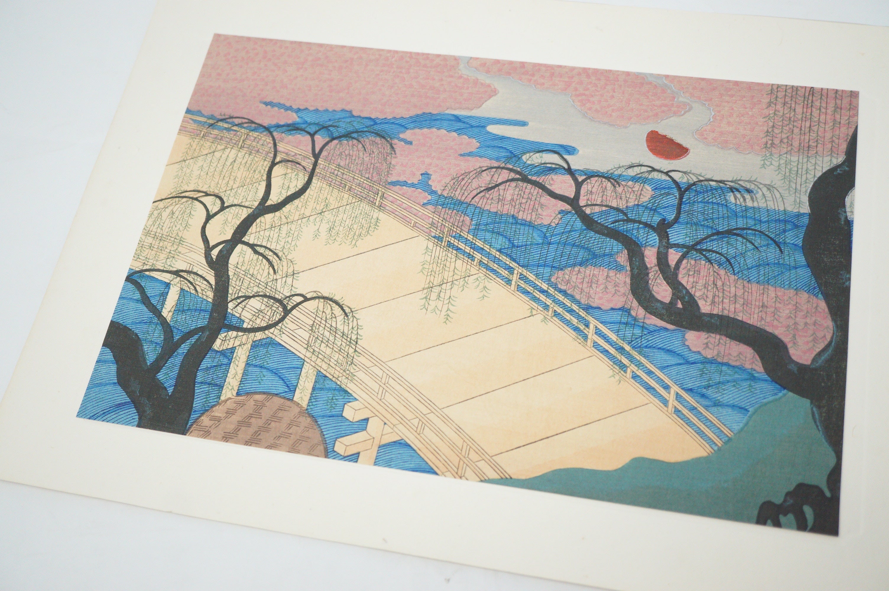 Japanese Quality Woodblock Print Recarved Edition by Ogata Korin 1026D25