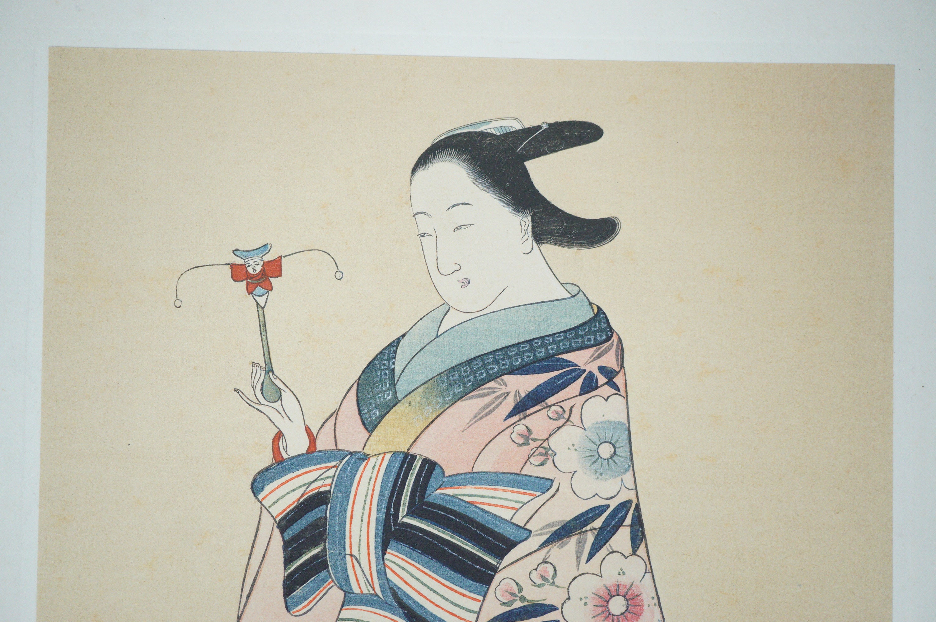 Japanese Quality Woodblock Print Recarved Edition by an Unknown Artist 1026D26