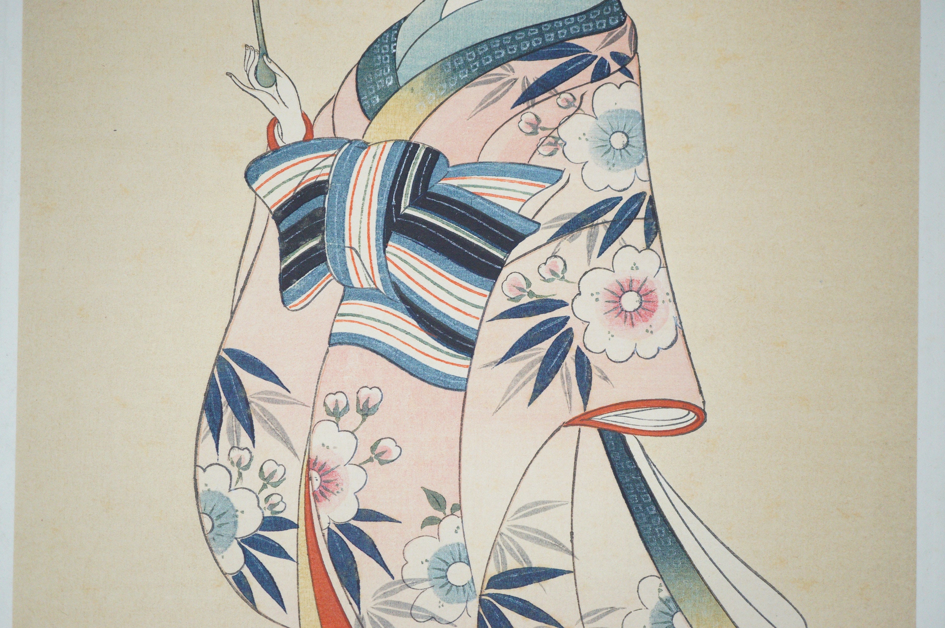 Japanese Quality Woodblock Print Recarved Edition by an Unknown Artist 1026D26