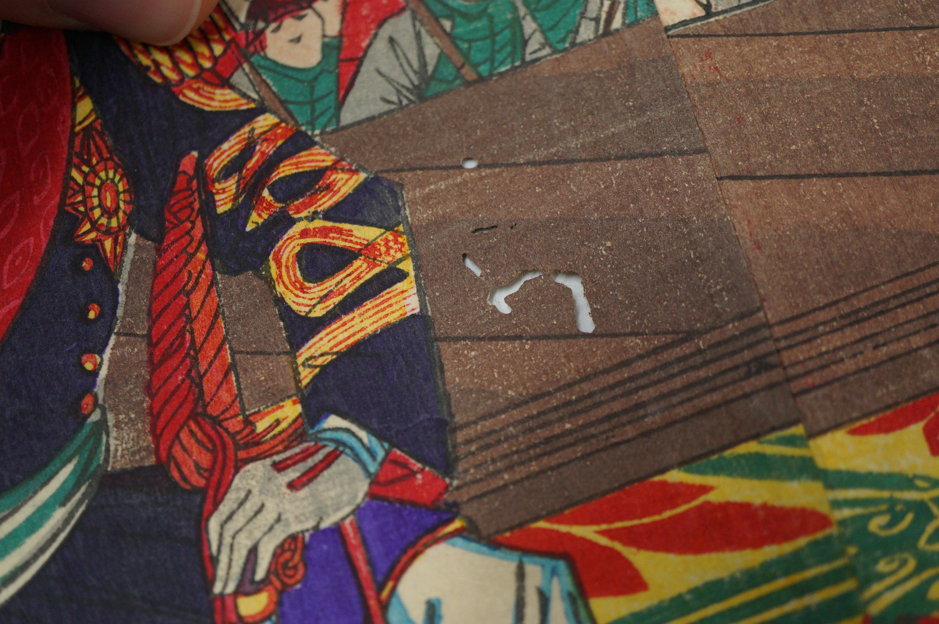 Japanese Woodblock Print 1877 Original by Shinsai / Toshimitsu -End of Satsuma Rebellion- 0121G26