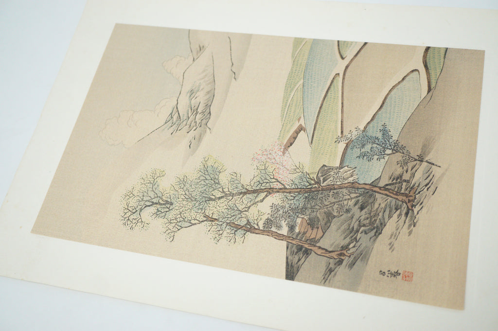 Japanese Quality Woodblock Print Recarved Edition by Gekkei Matsumura 1026D27
